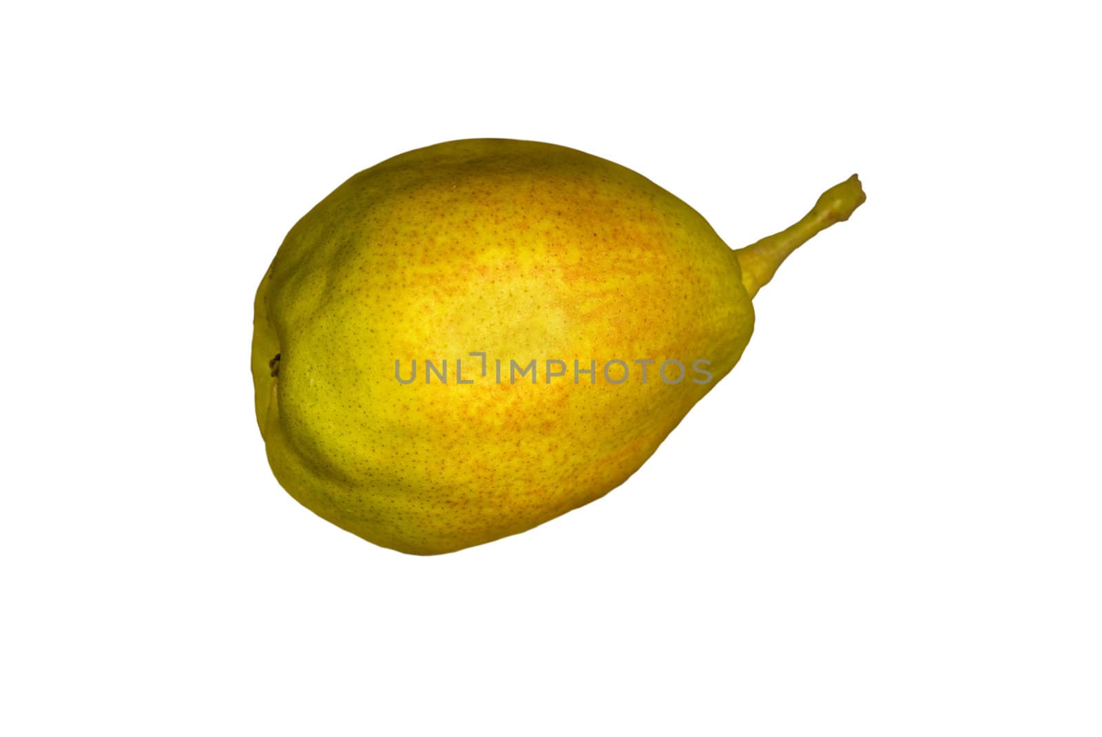 autumn fresh pear isolated over white background