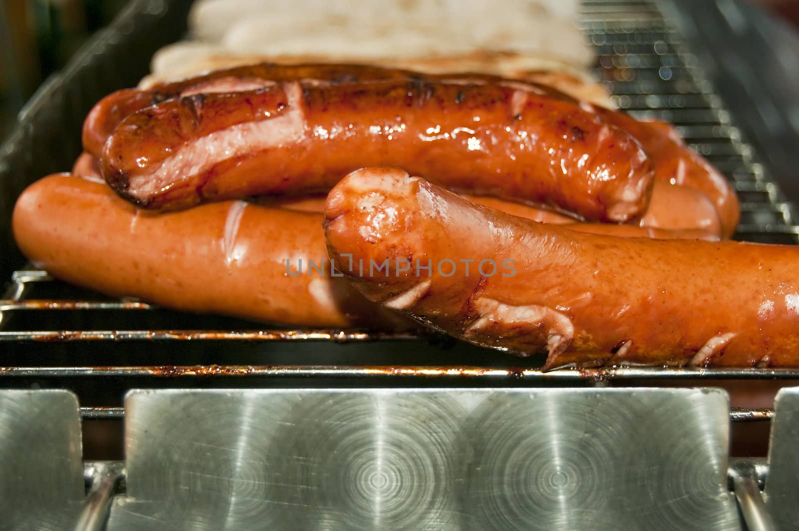 barbecue with German Bratwurst