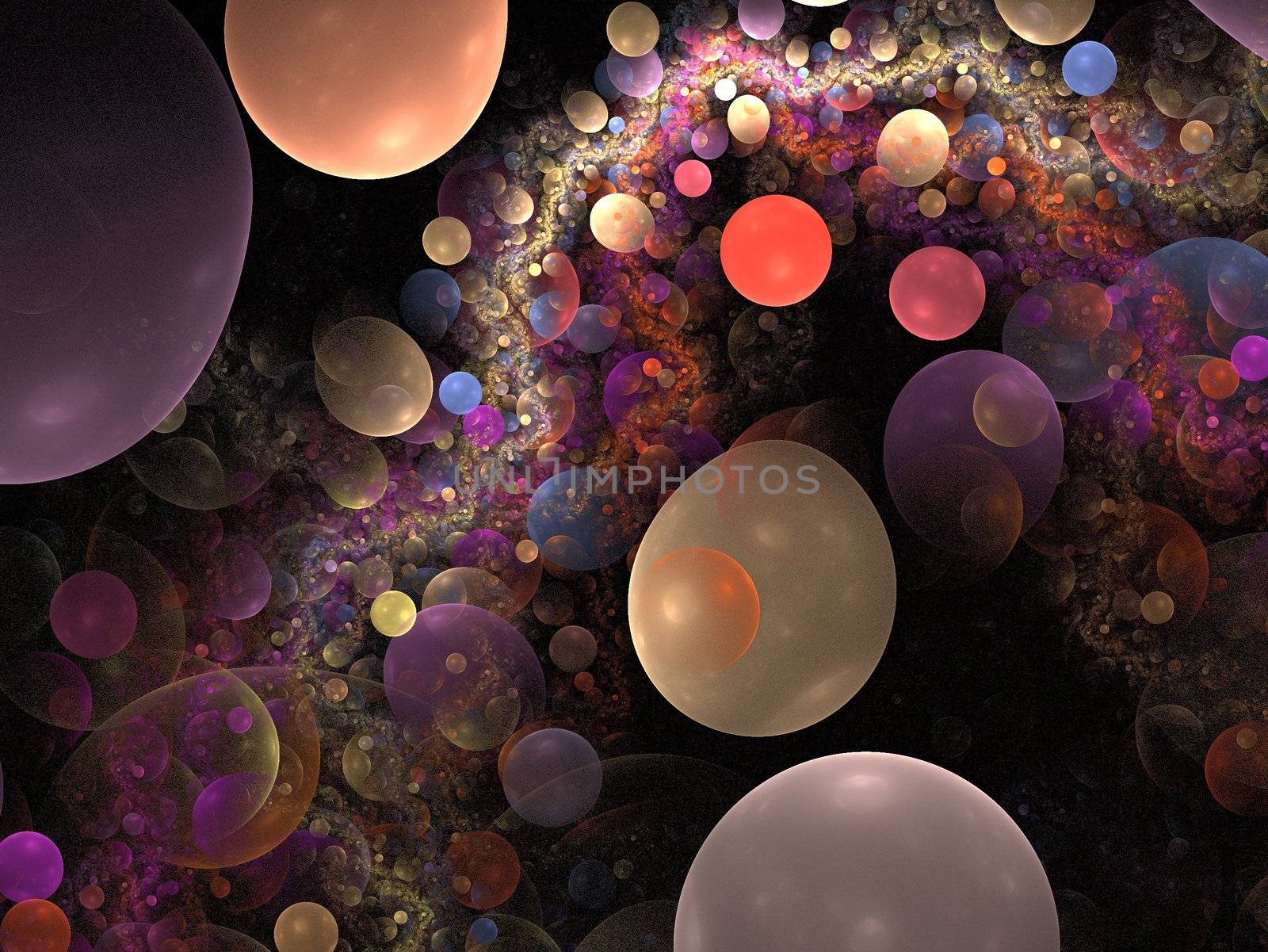 Abstract Bubblered Background by jbouzou