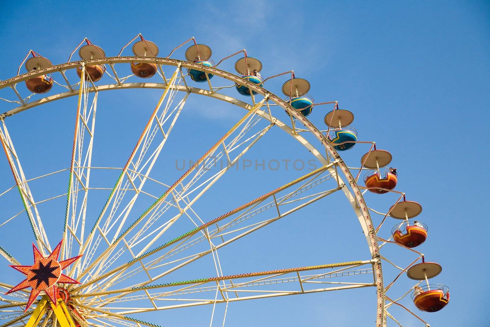 amusement grounds - ferring wheel