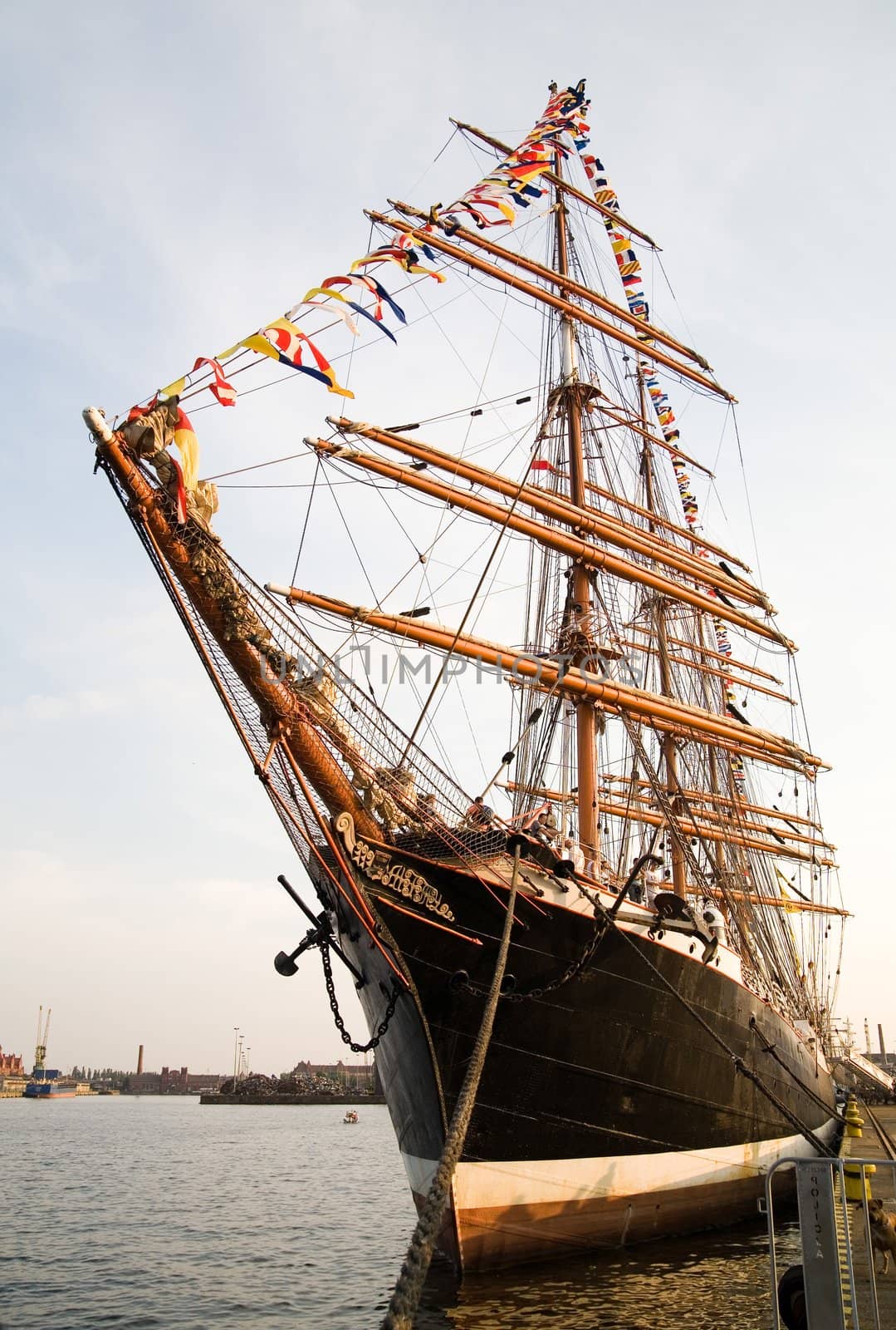 the biggest sailing ship in the world - photo taken in Szczecin during Tall Ships' Races 2007