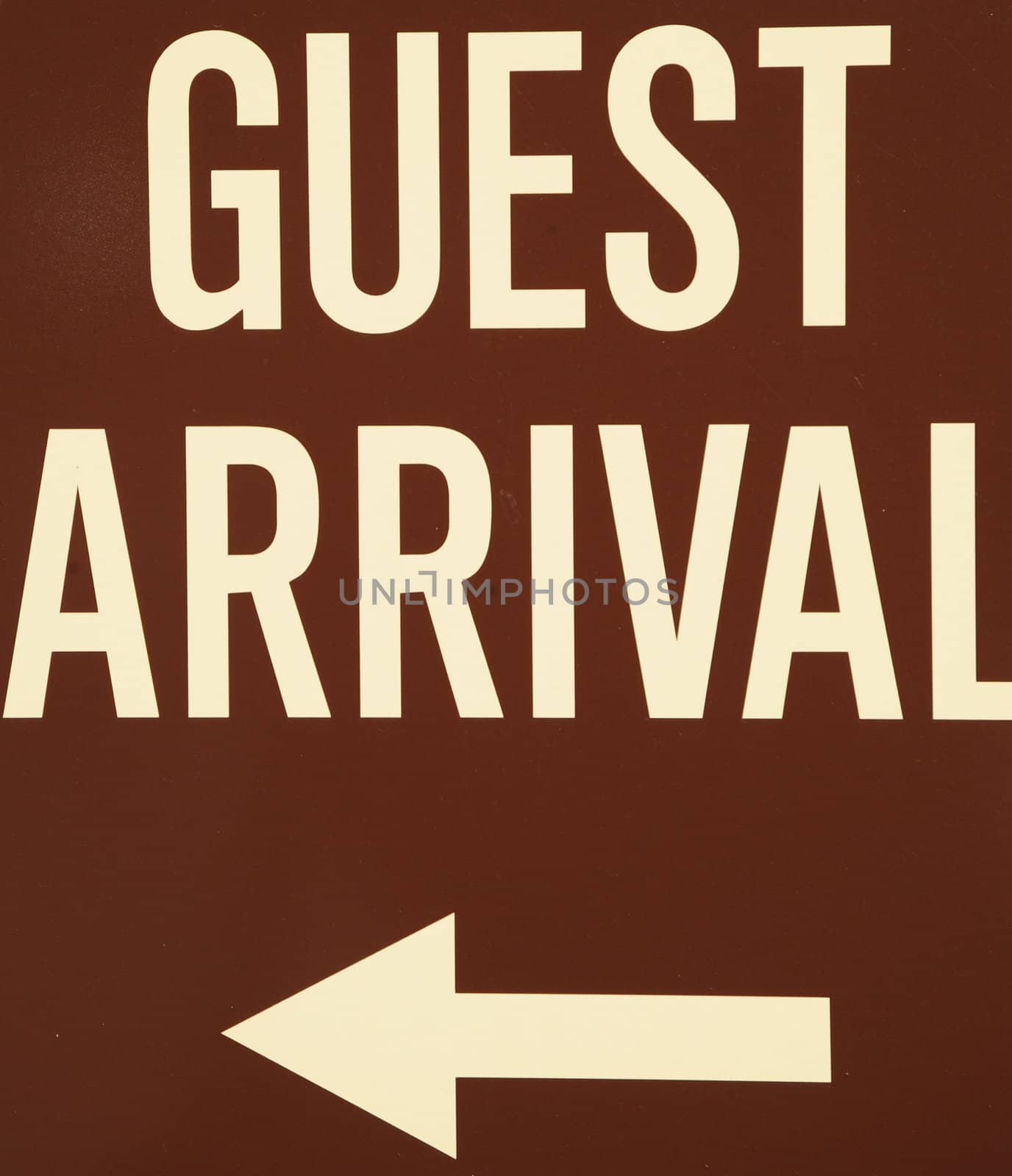 Guest Arrival Sign by oscarcwilliams