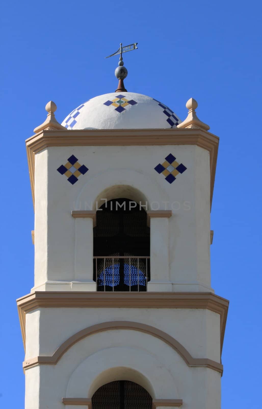 Bell Tower with blue sky in the background