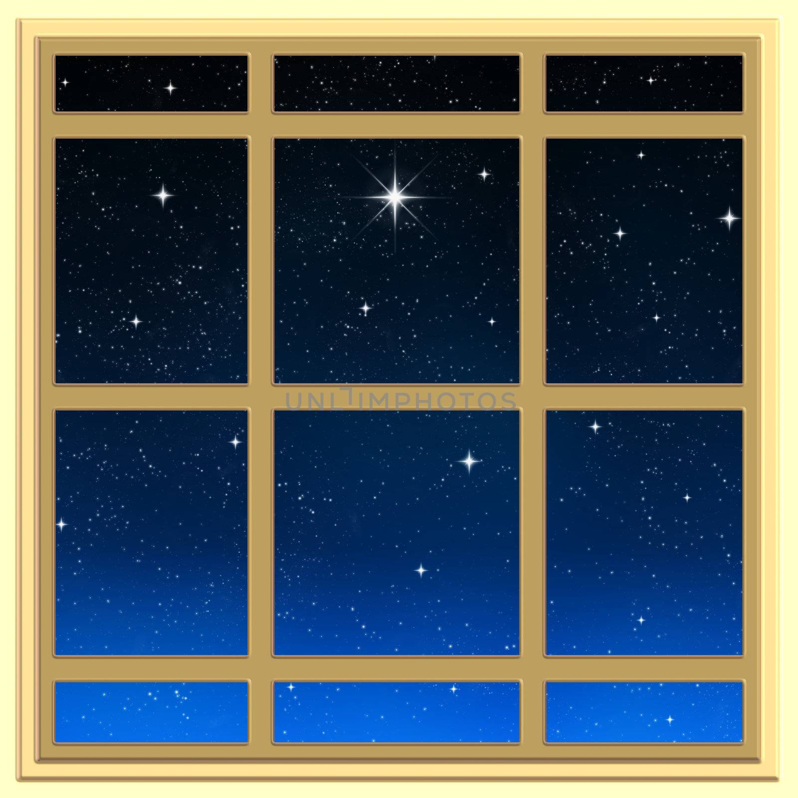 bright star through the window by clearviewstock