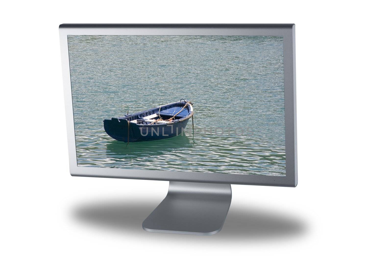 lcd monitor flat screen by Trebuchet