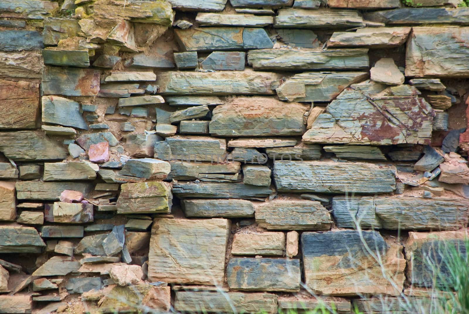 great image of a stone brick wall background