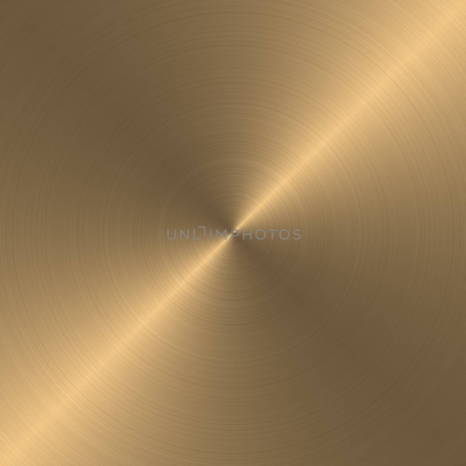 a very large sheet of circular brushed gold, copper, or bronze