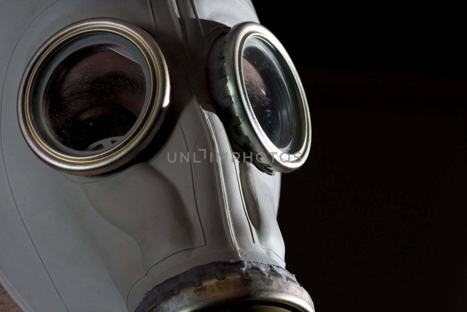 gas mask danger  by Trebuchet