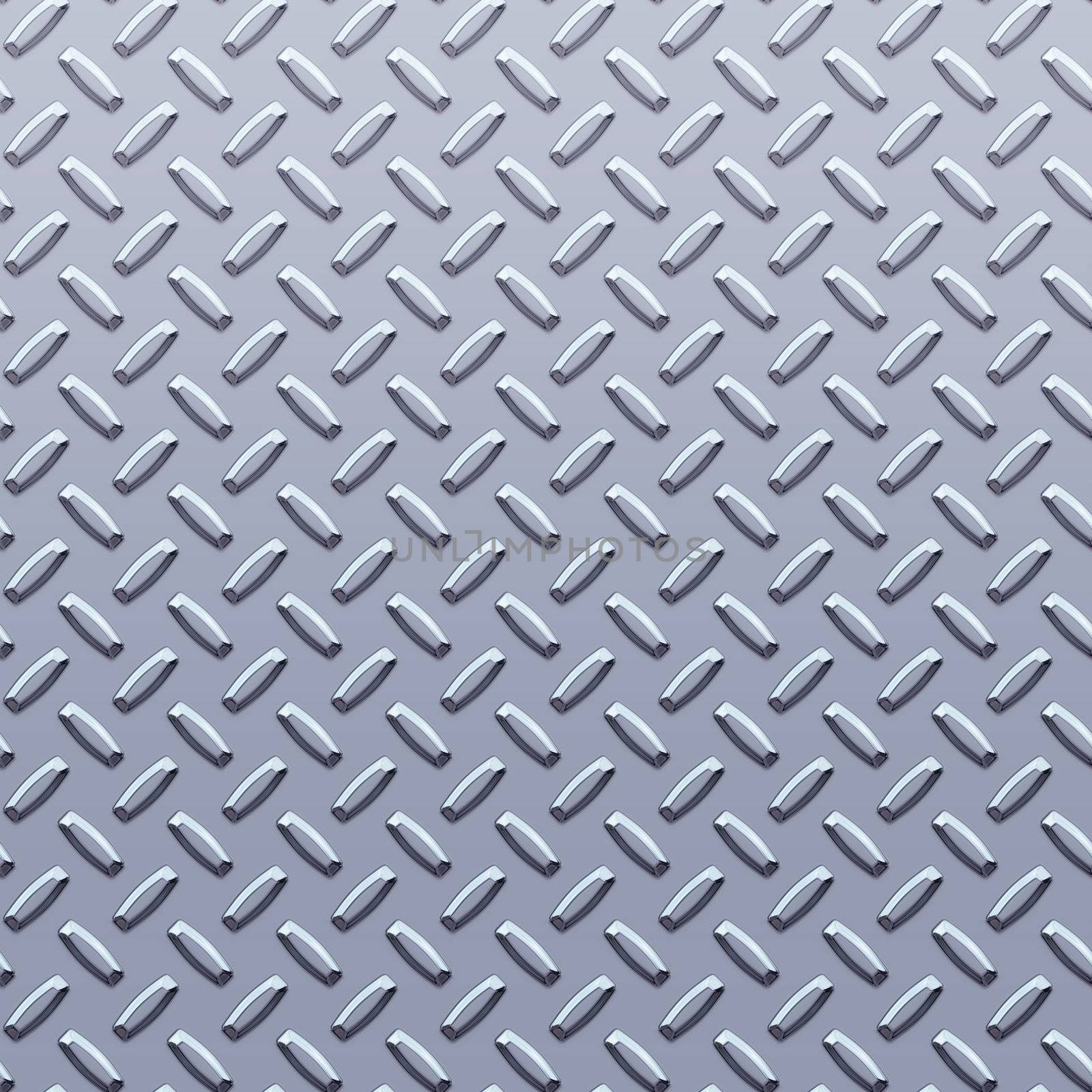 a very large sheet of cool silver or stainless steel diamond or tread plate