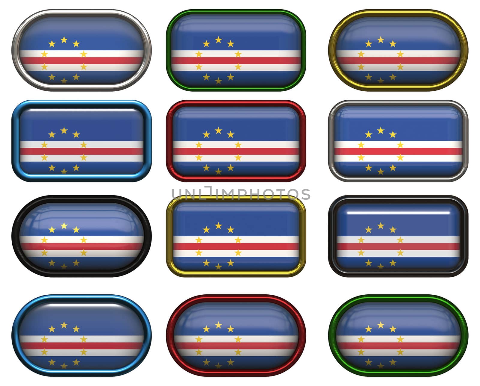 twelve buttons of the  Flag of Cape Verde