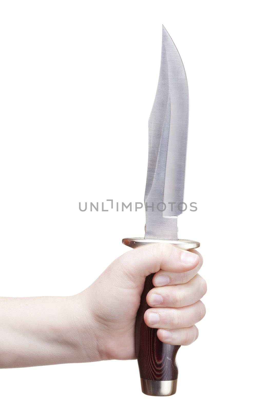 isolated knife by Trebuchet