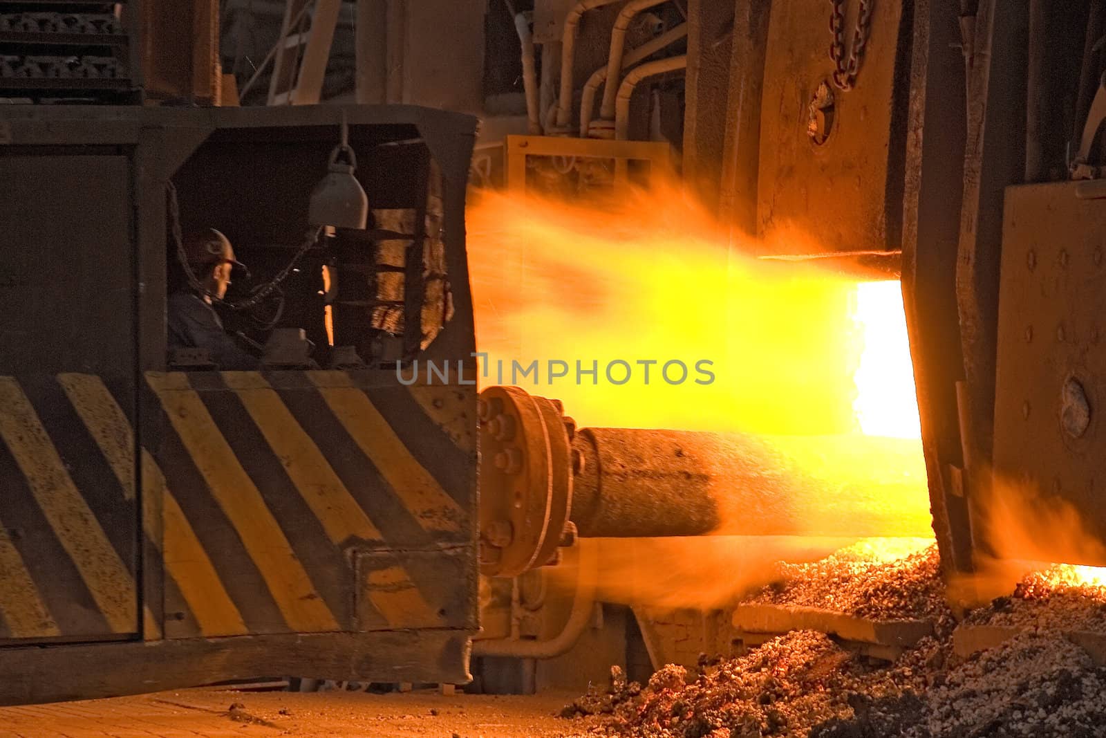 Ukrainian metallurgical works. Pipe rolling machinery.