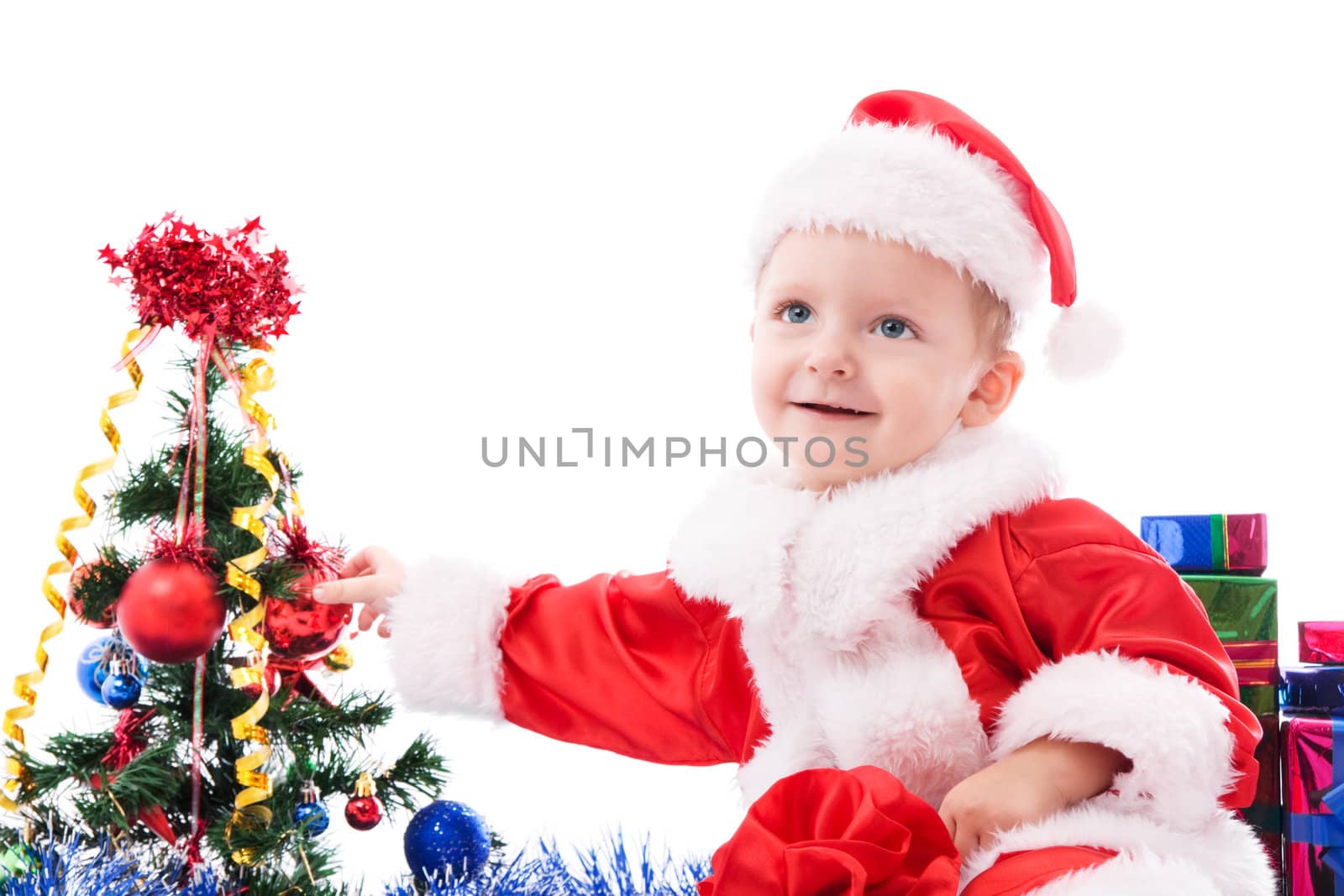 Beautiful toddler Santa by rozhenyuk