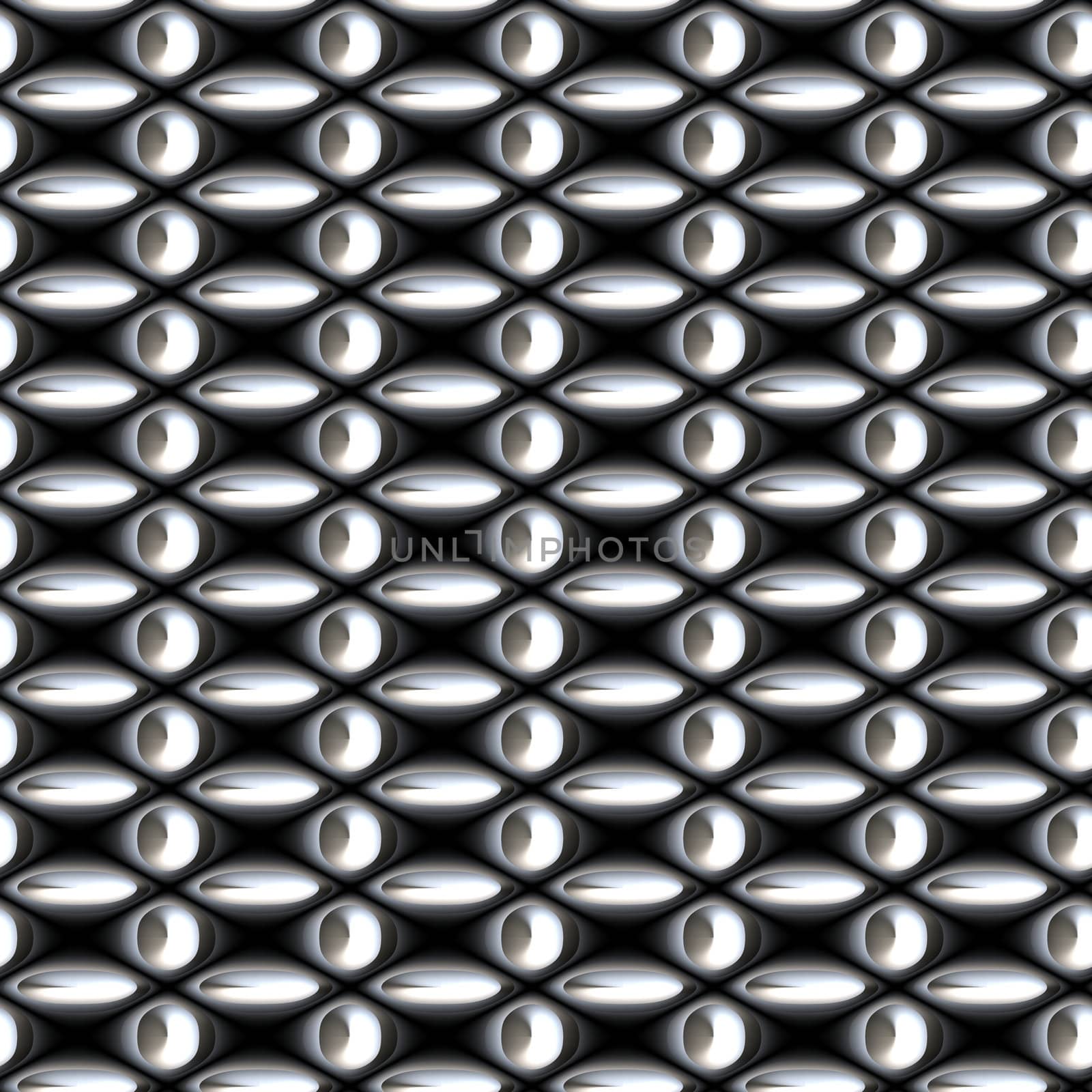 a large image of silver or chrome chain link mesh 