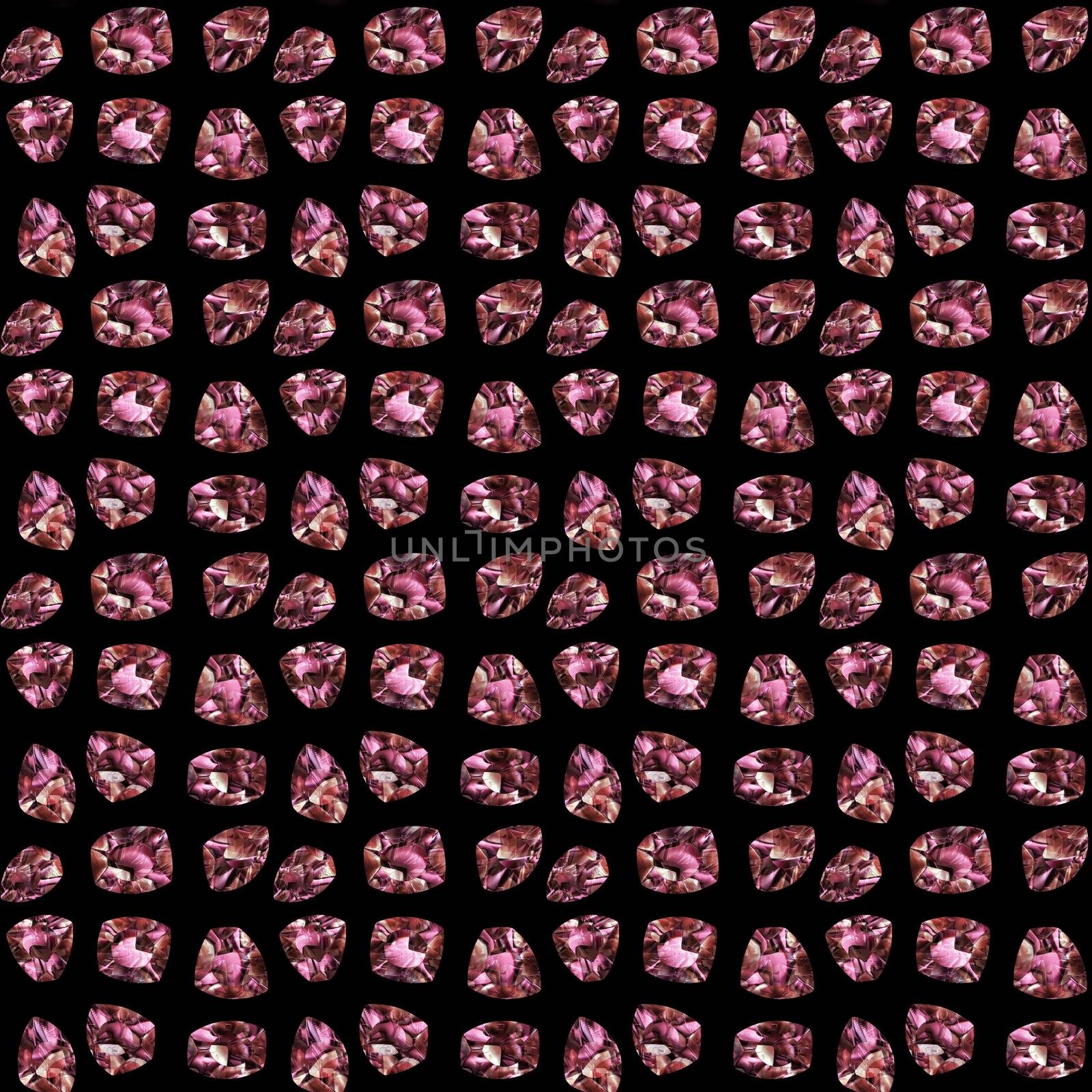 large image of a hoard of ruby gemstones on a black background