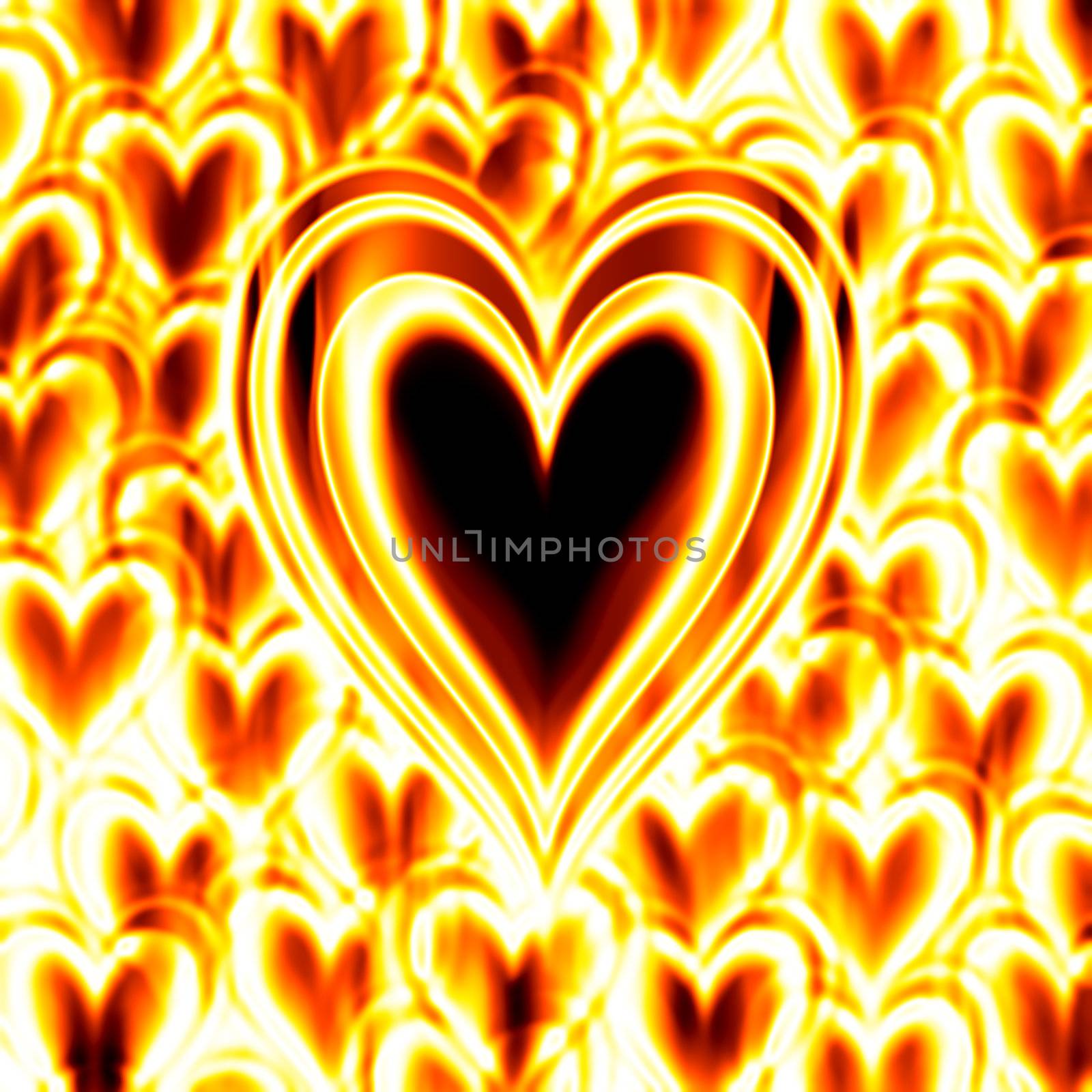 heart on fire by clearviewstock