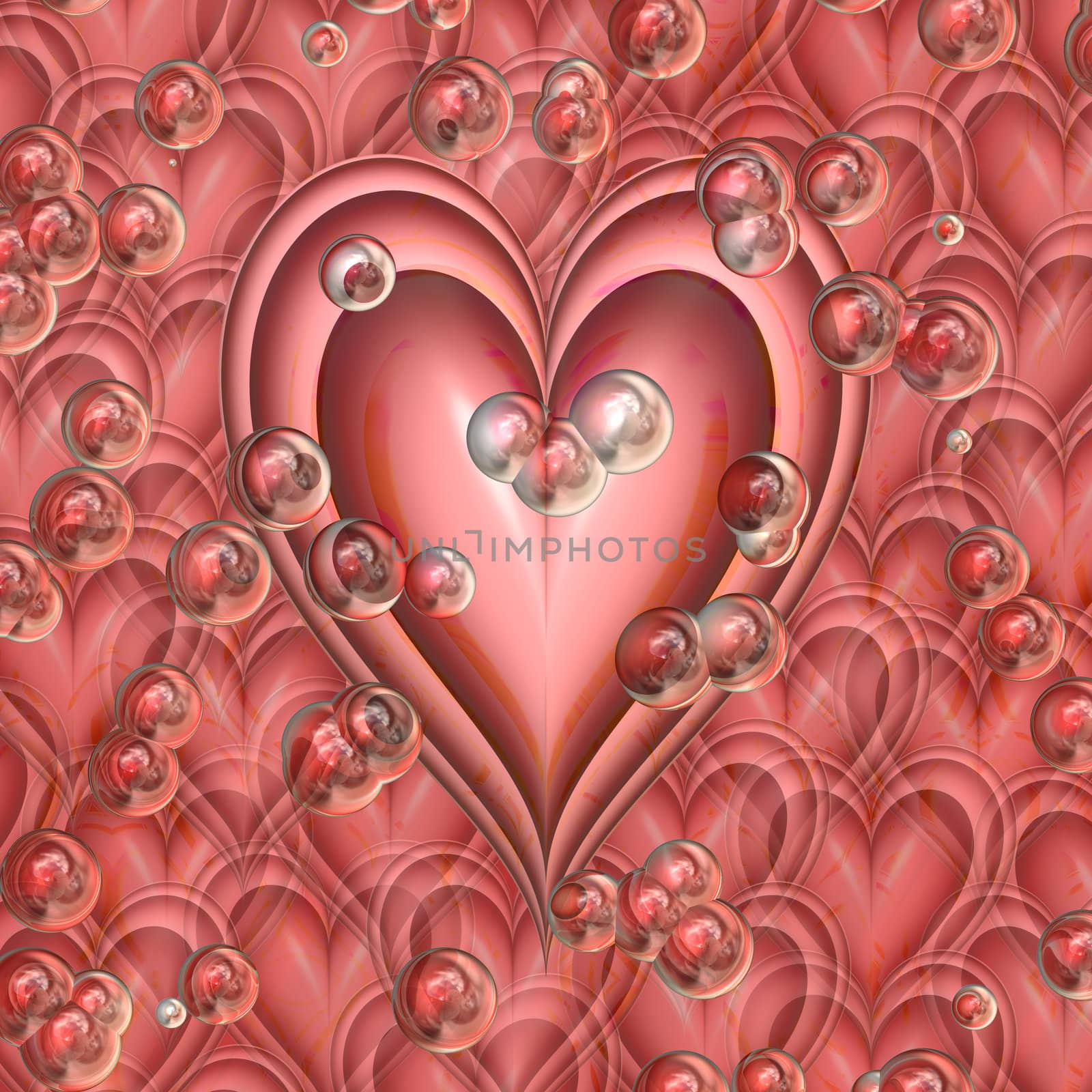 heart and bubbles by clearviewstock