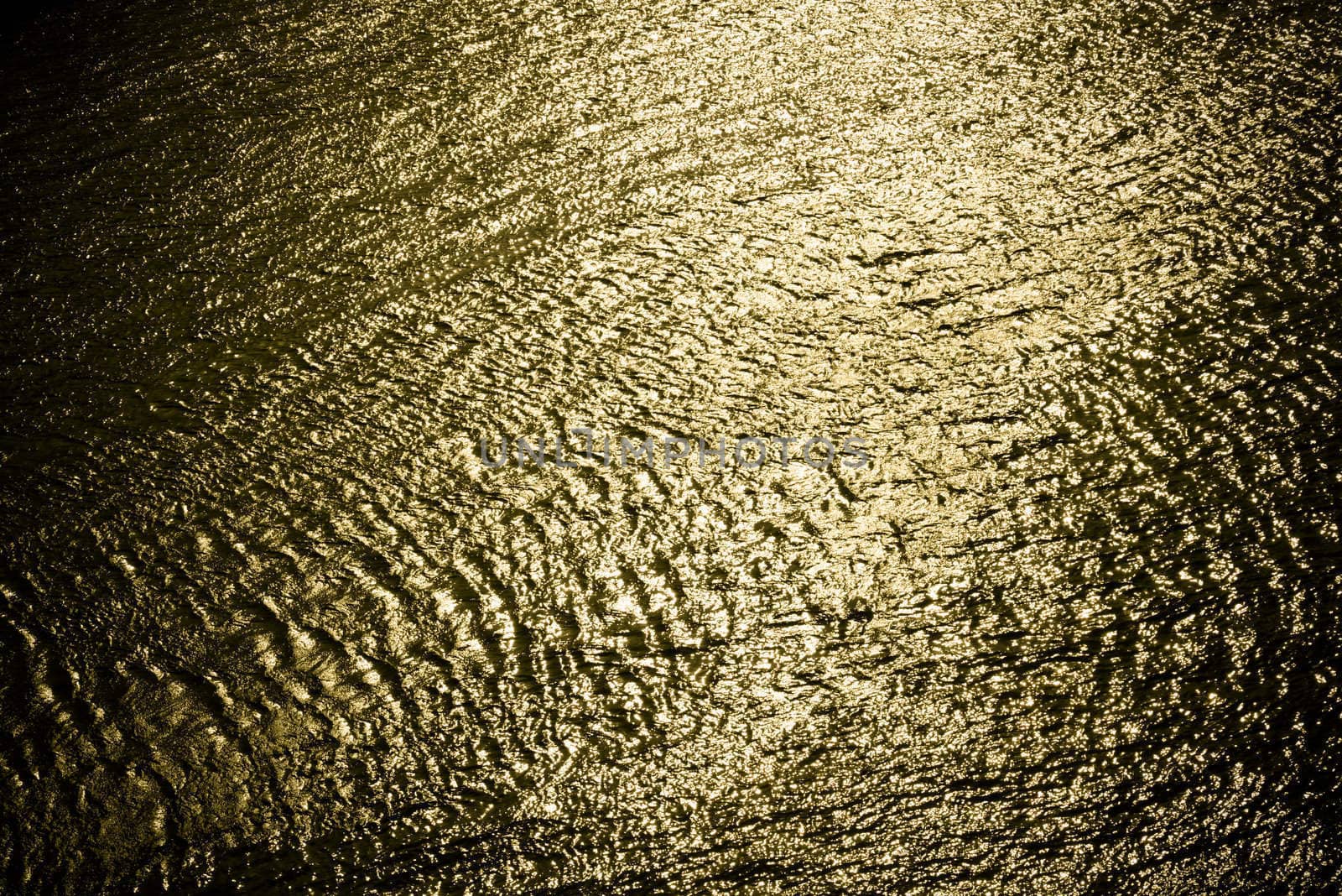 texture of golden waters
