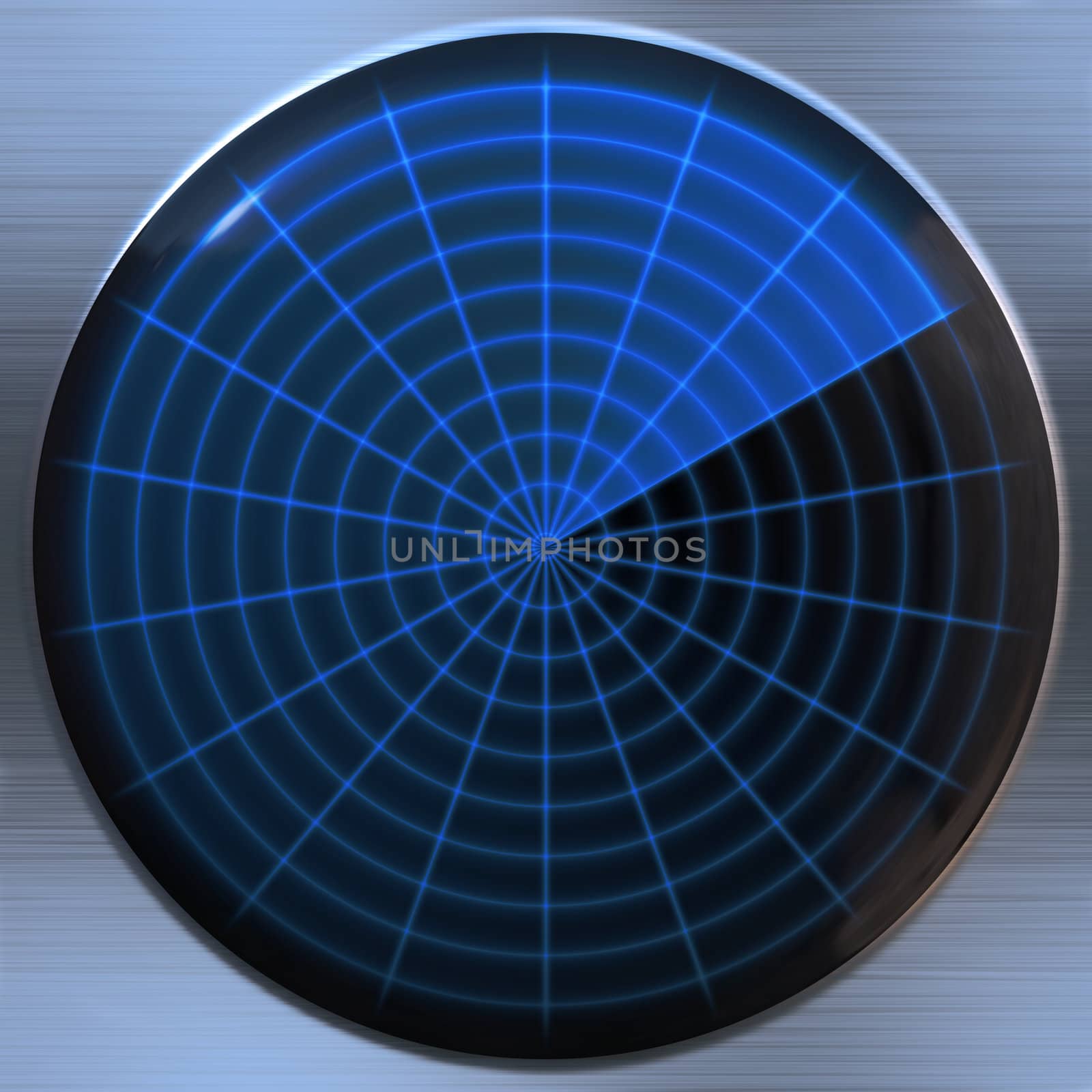radar or sonar screen by clearviewstock