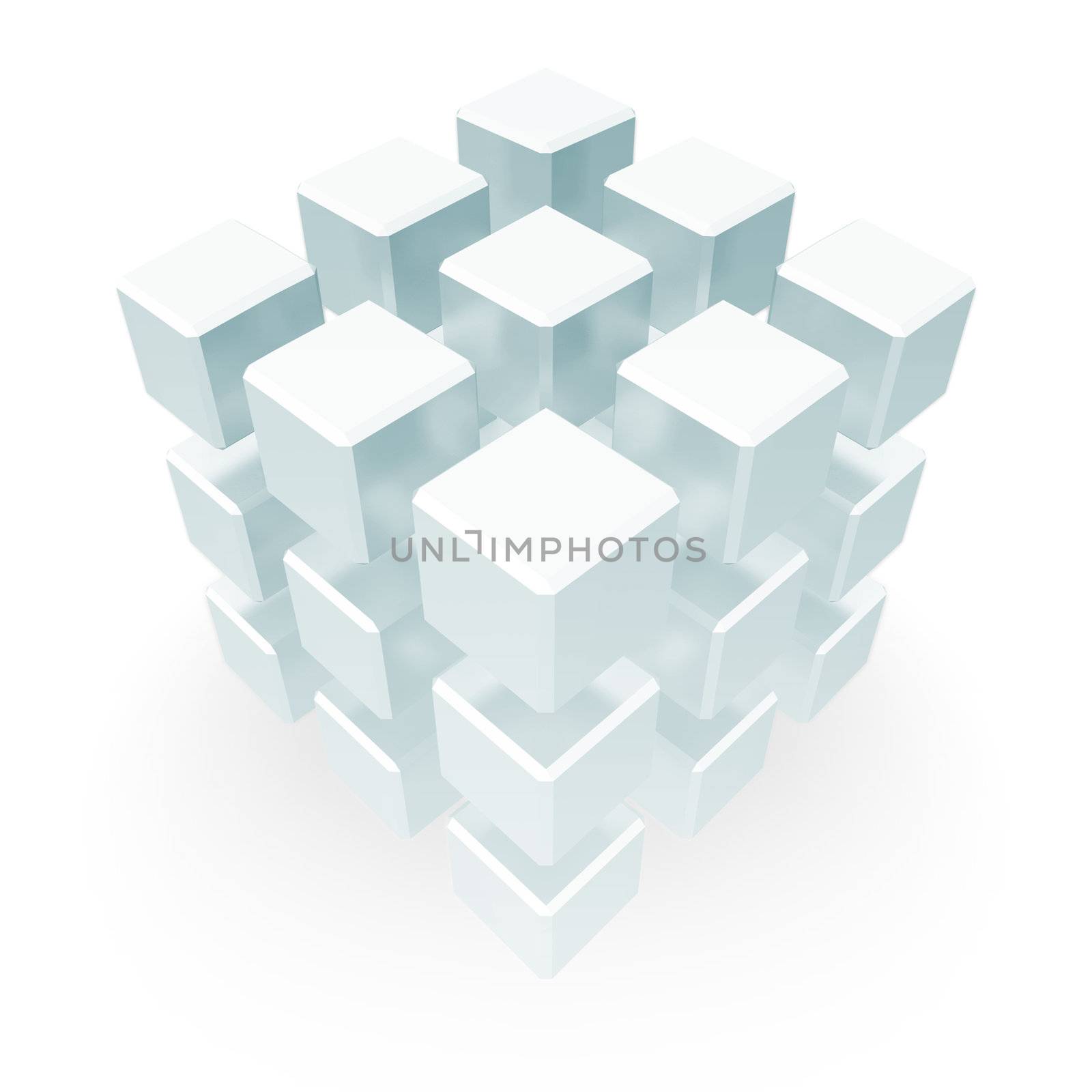 Abstract Cube Block Concept by LeoBlanchette