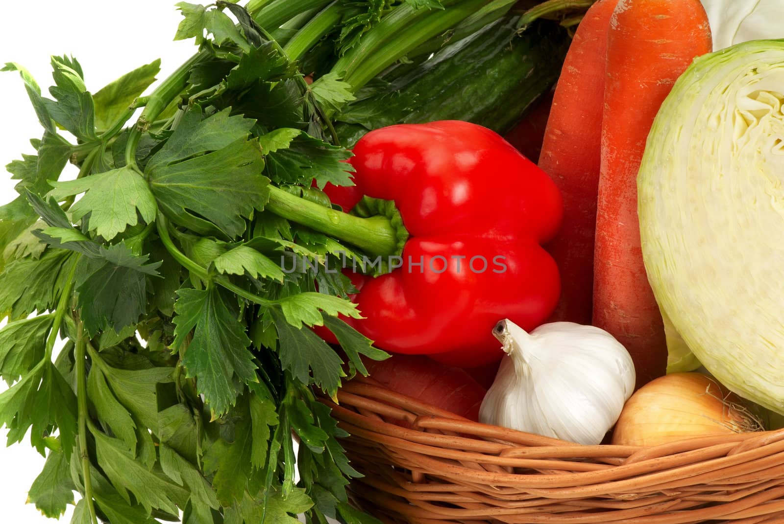 Basket with vegetable - 4 by Kamensky