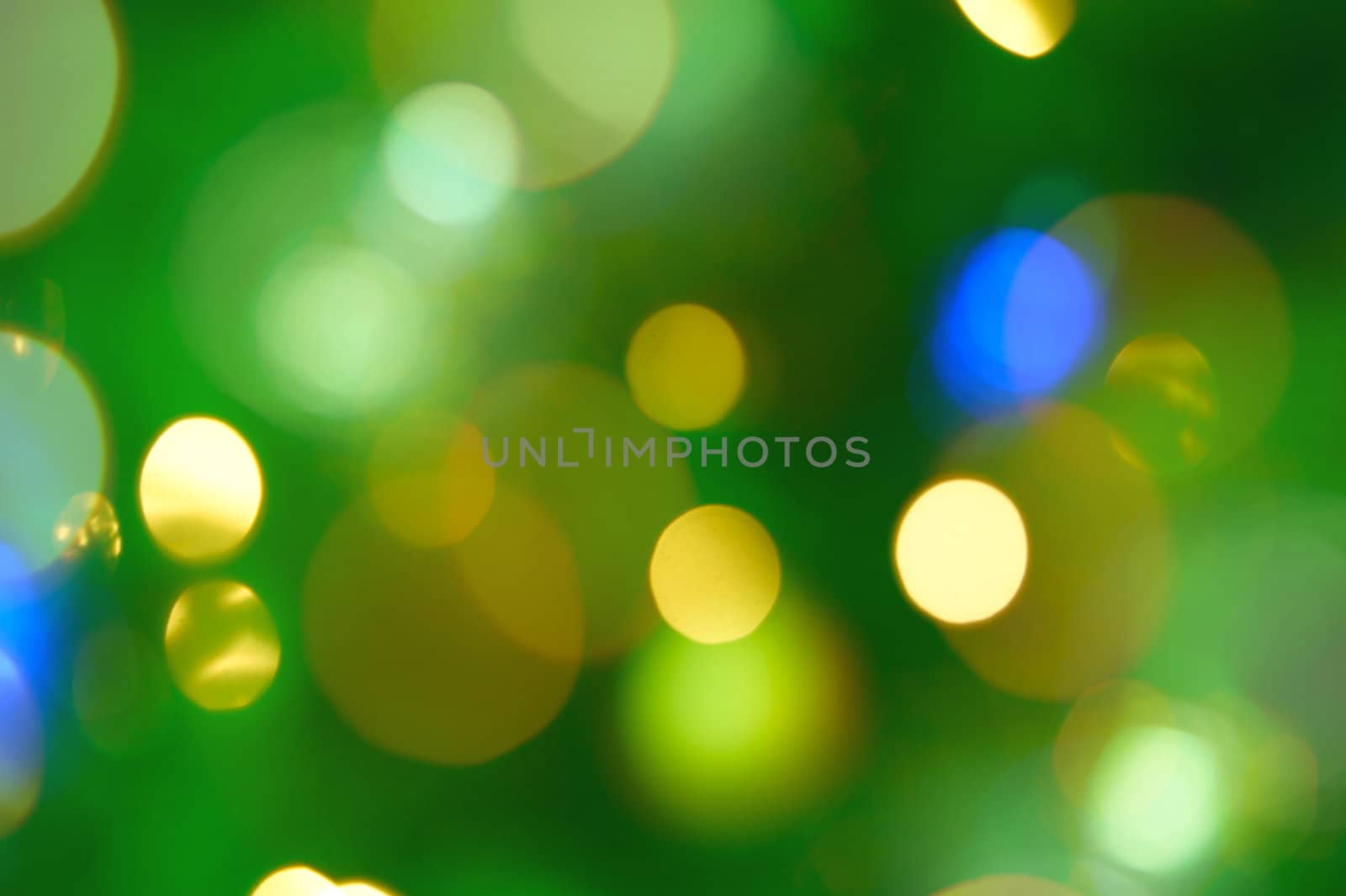 Magical Lights on the christmas tree