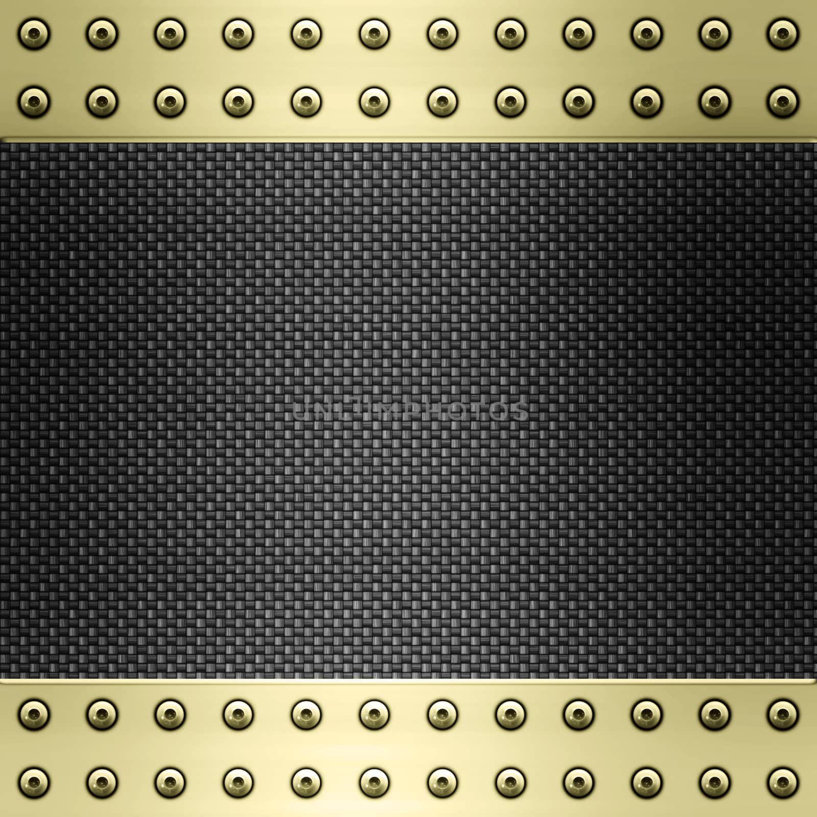 carbon fibre and gold background by clearviewstock