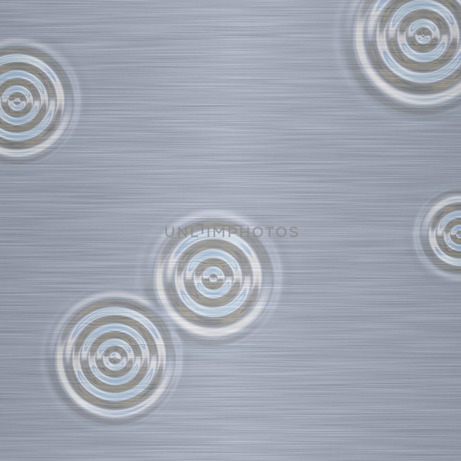 drops in brushed metal by clearviewstock