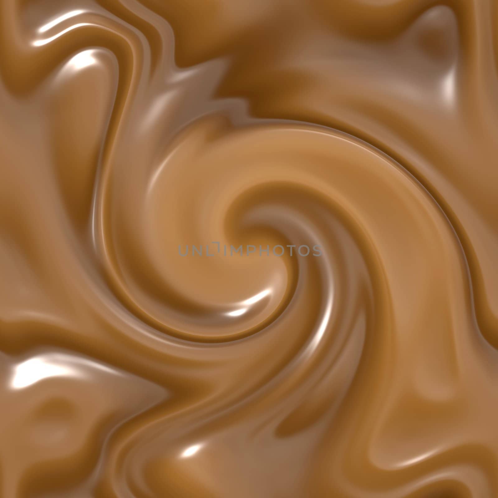image of beautiful melting milk chocolate