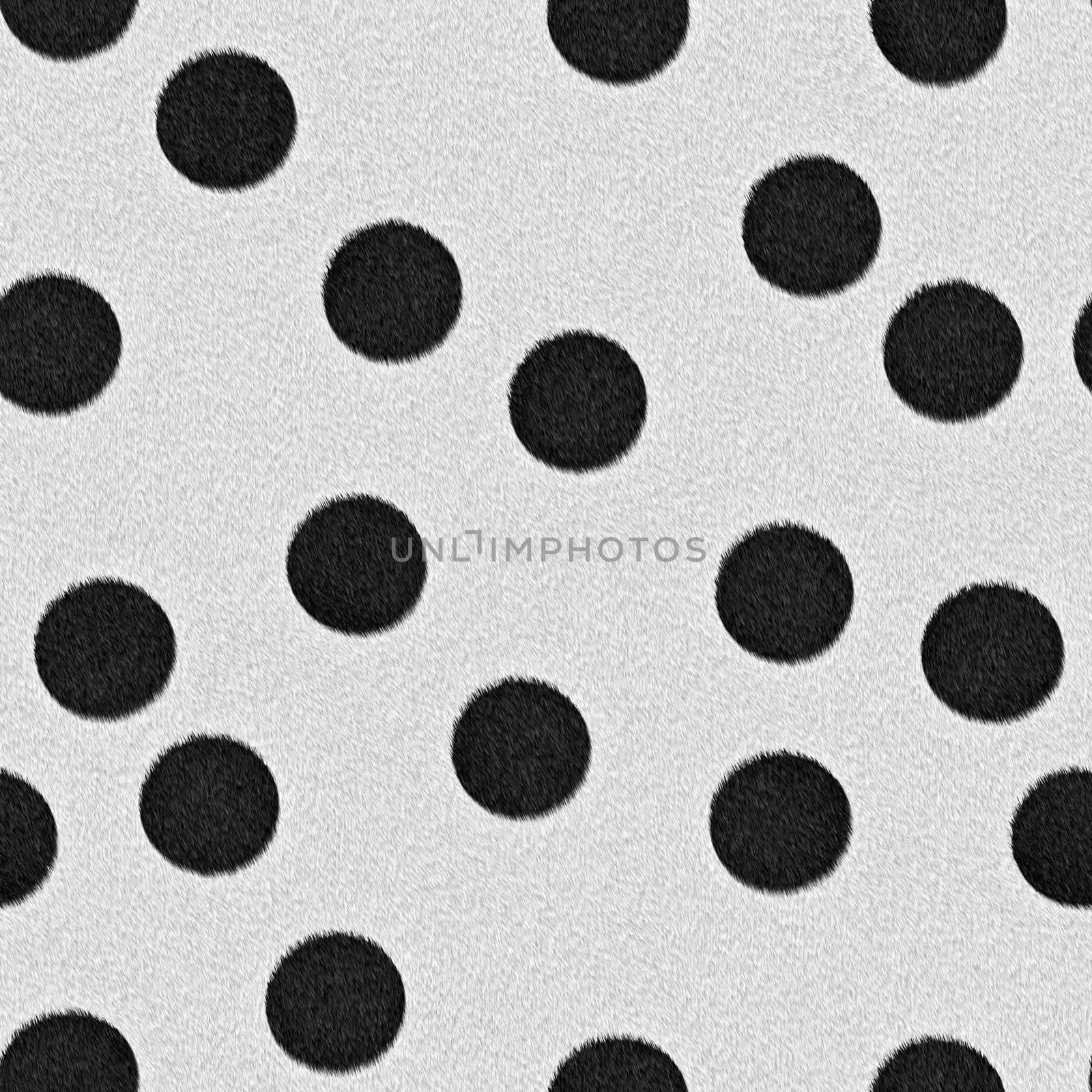 a very large illustration of rendered black and white dalmation spots