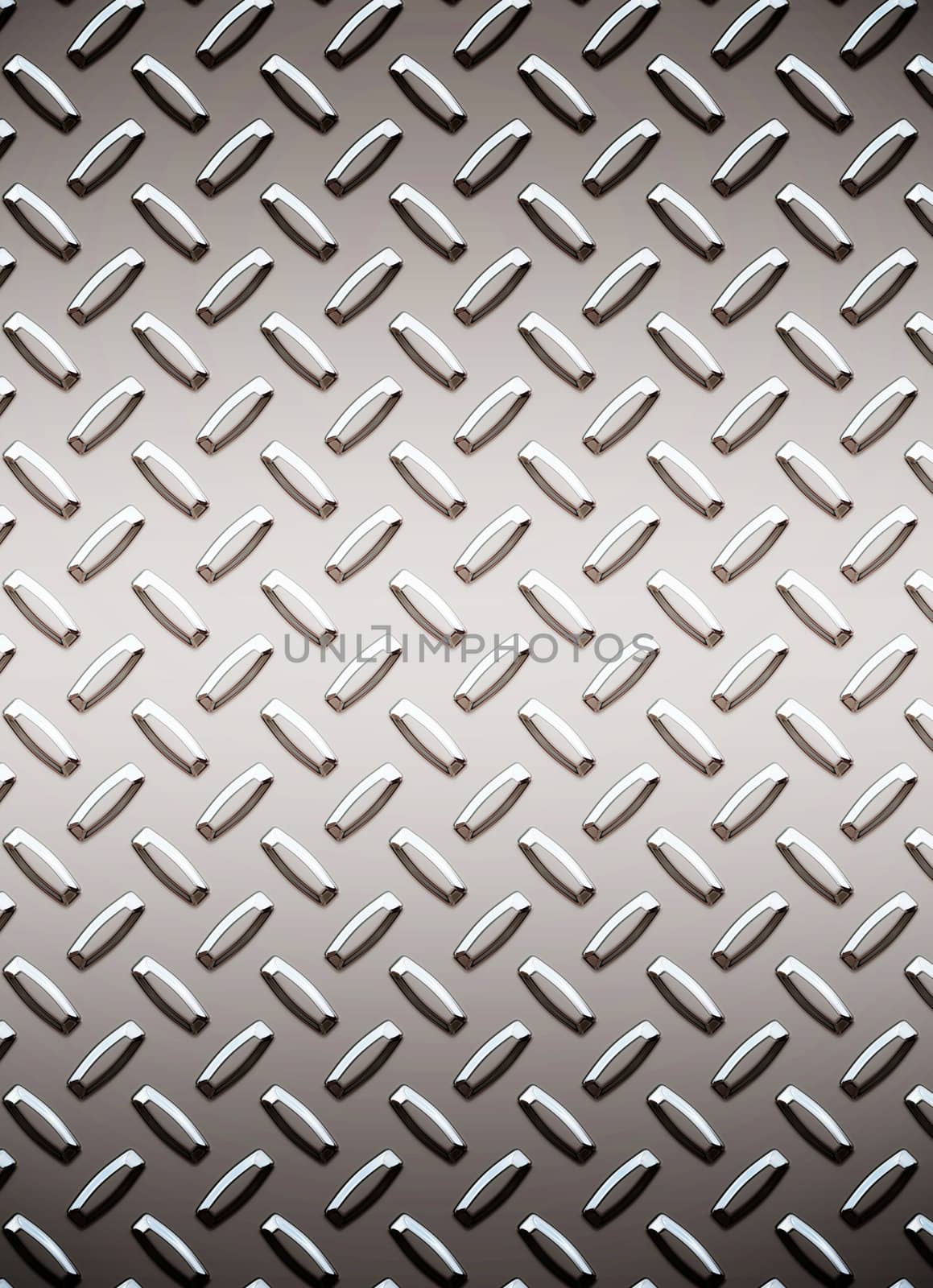 a large seamless sheet of alluminium or nickel diamond or tread plate