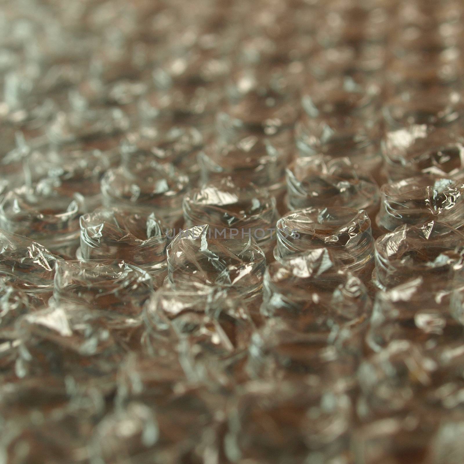 Bubble wrap sheet useful as a background