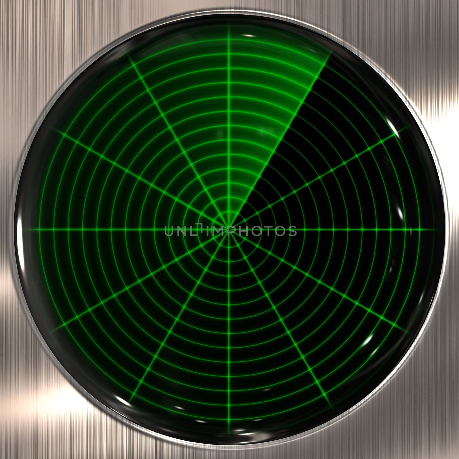 radar or sonar screen by clearviewstock