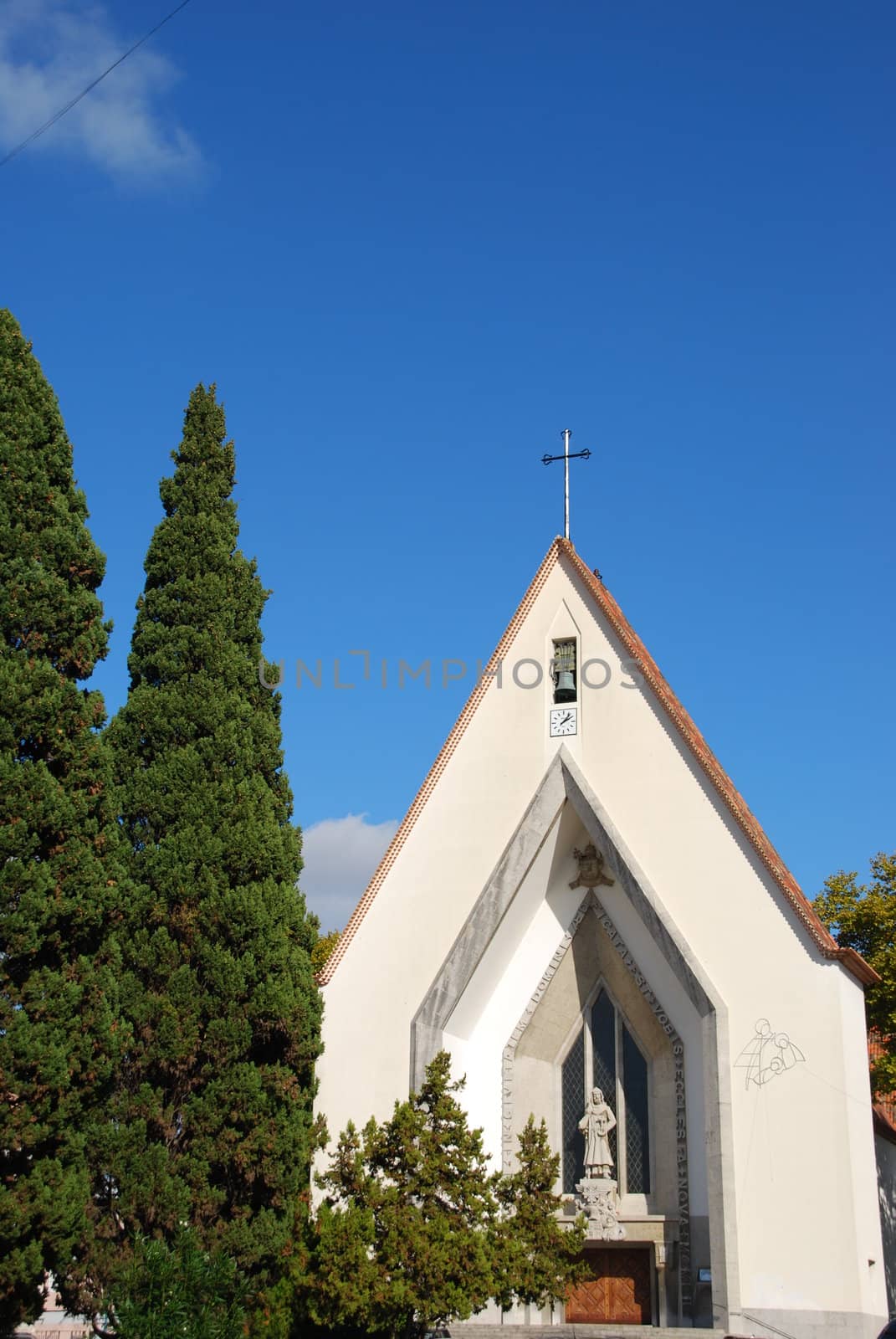 famous church from the XX century (1955) in Alvalade quarter, Lisbon