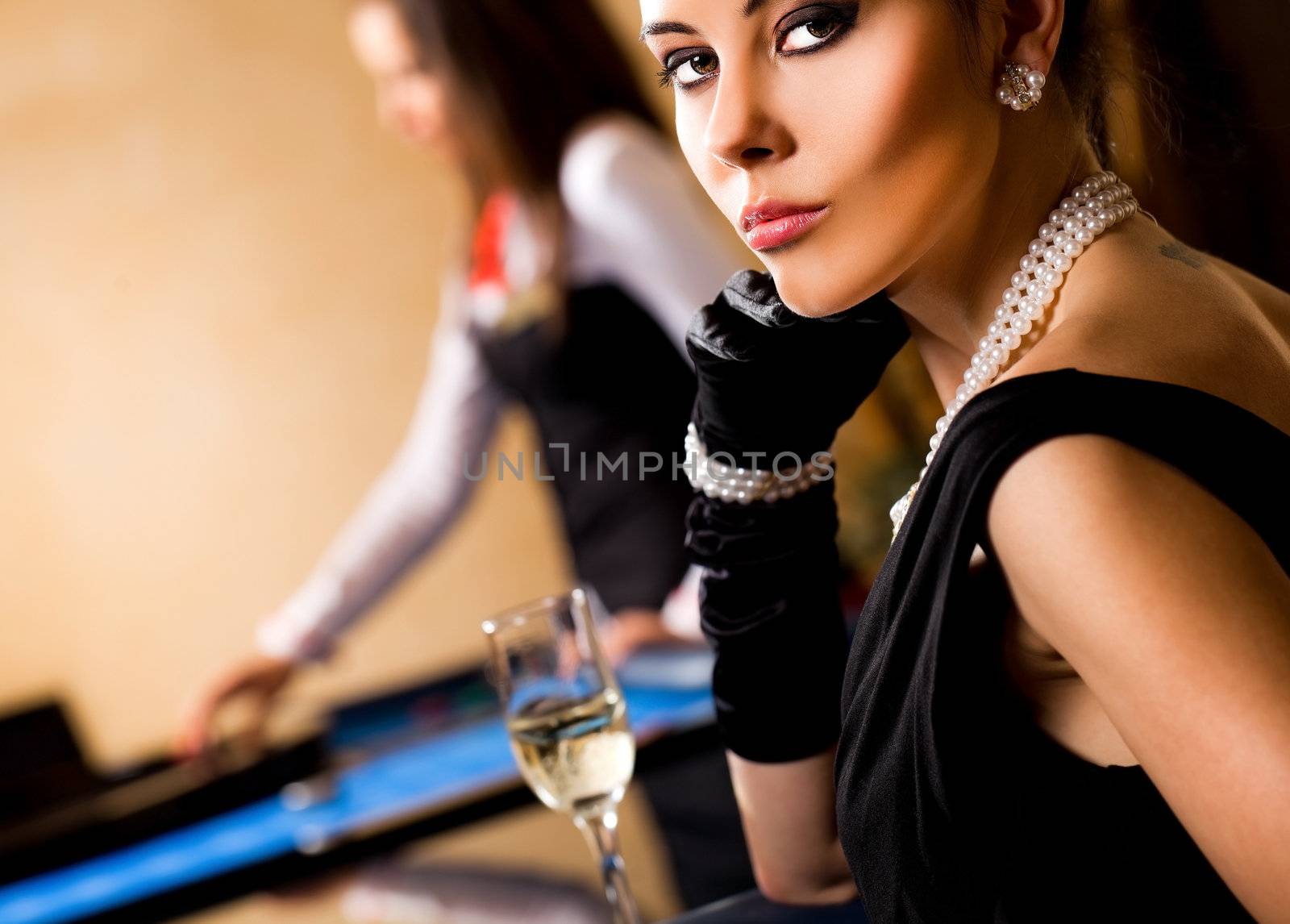 Beautiful female casino by vilevi