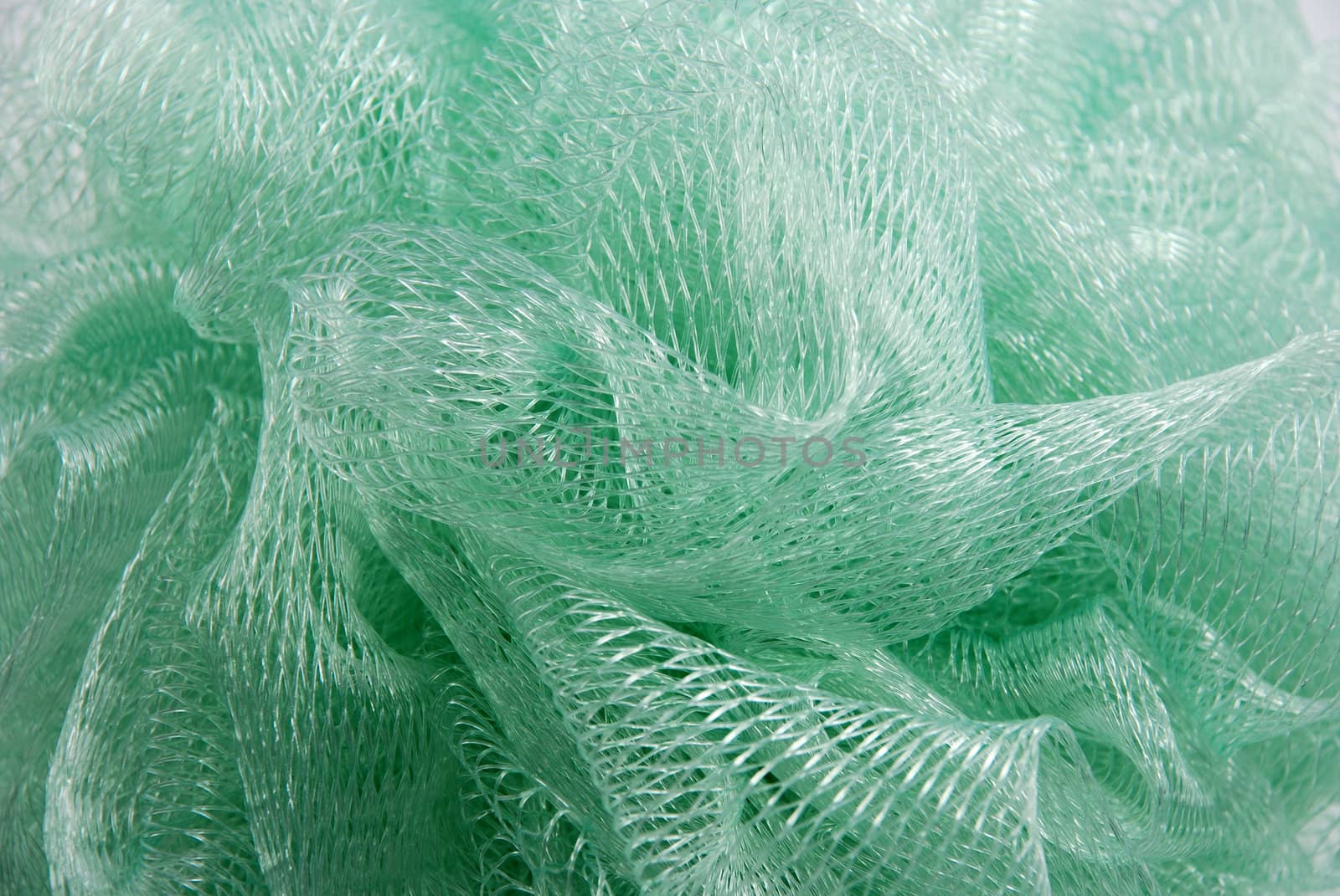 stock pictures of a green sponge for bath or shower