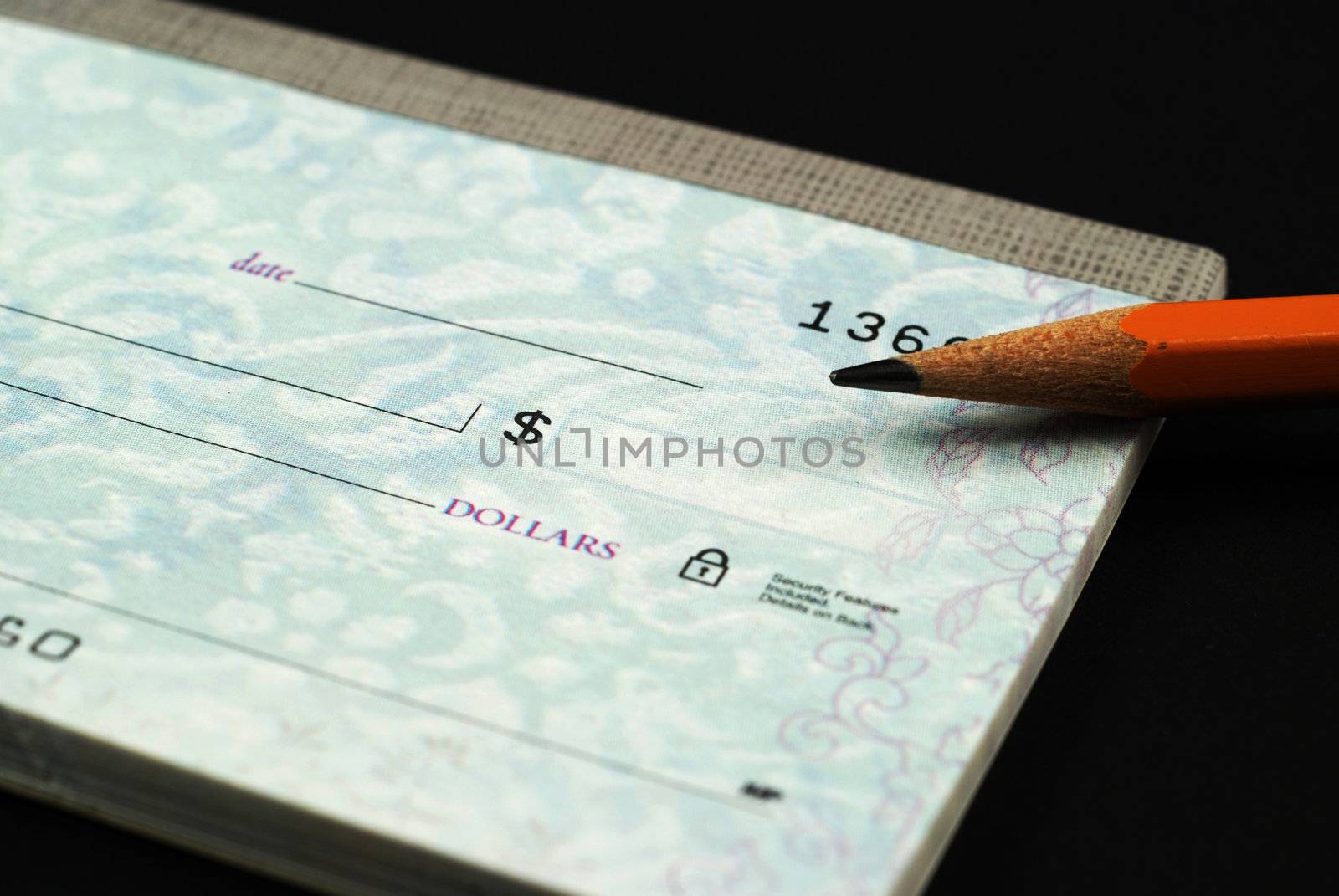 Stock pictures of checks used as a form of payment