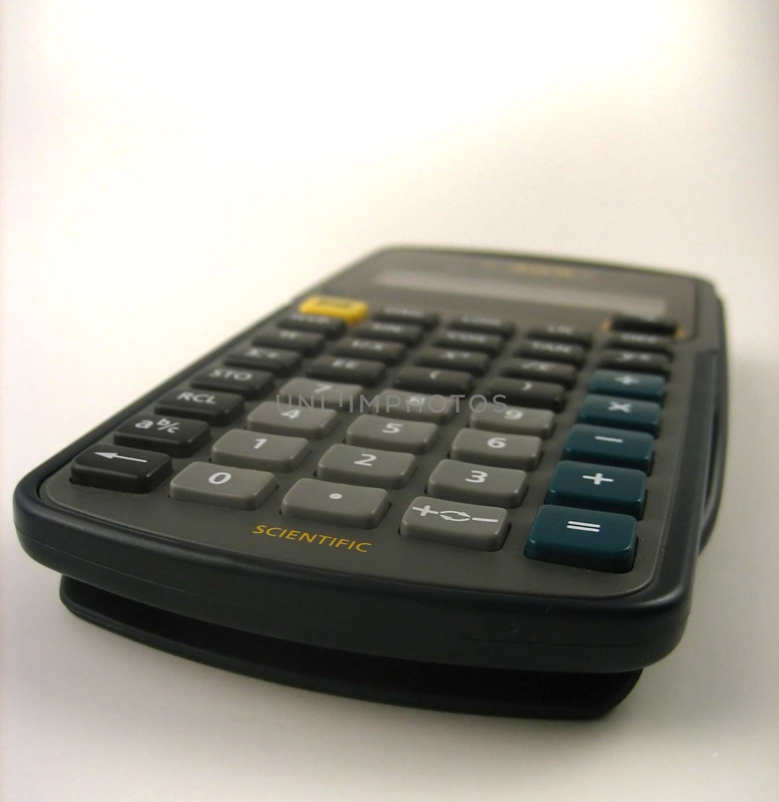 Pictures of a calculator used for financial transactions