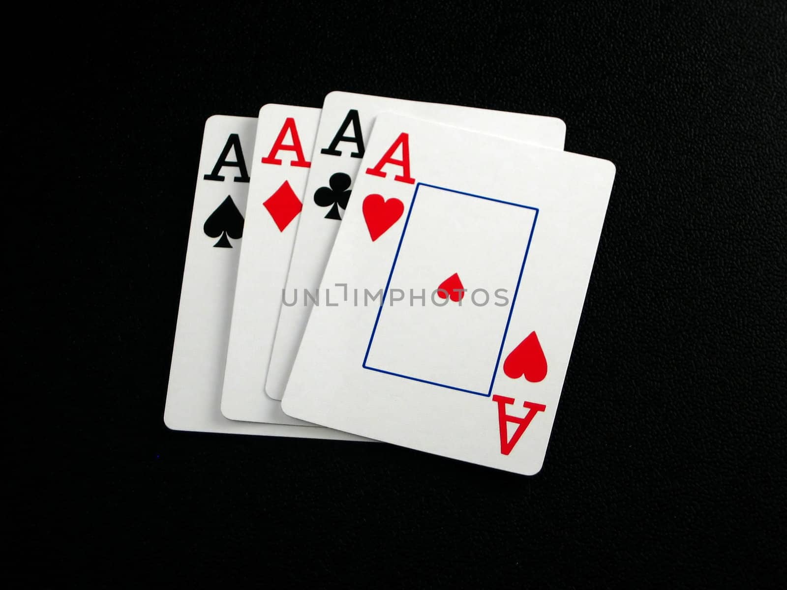 Pictures of various scenes depicting playing cards