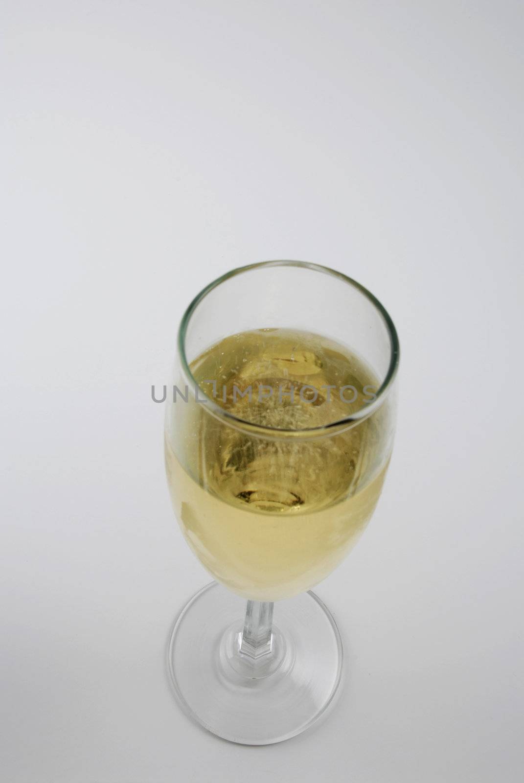 Stock pictures of a glass of champagne for a celebration