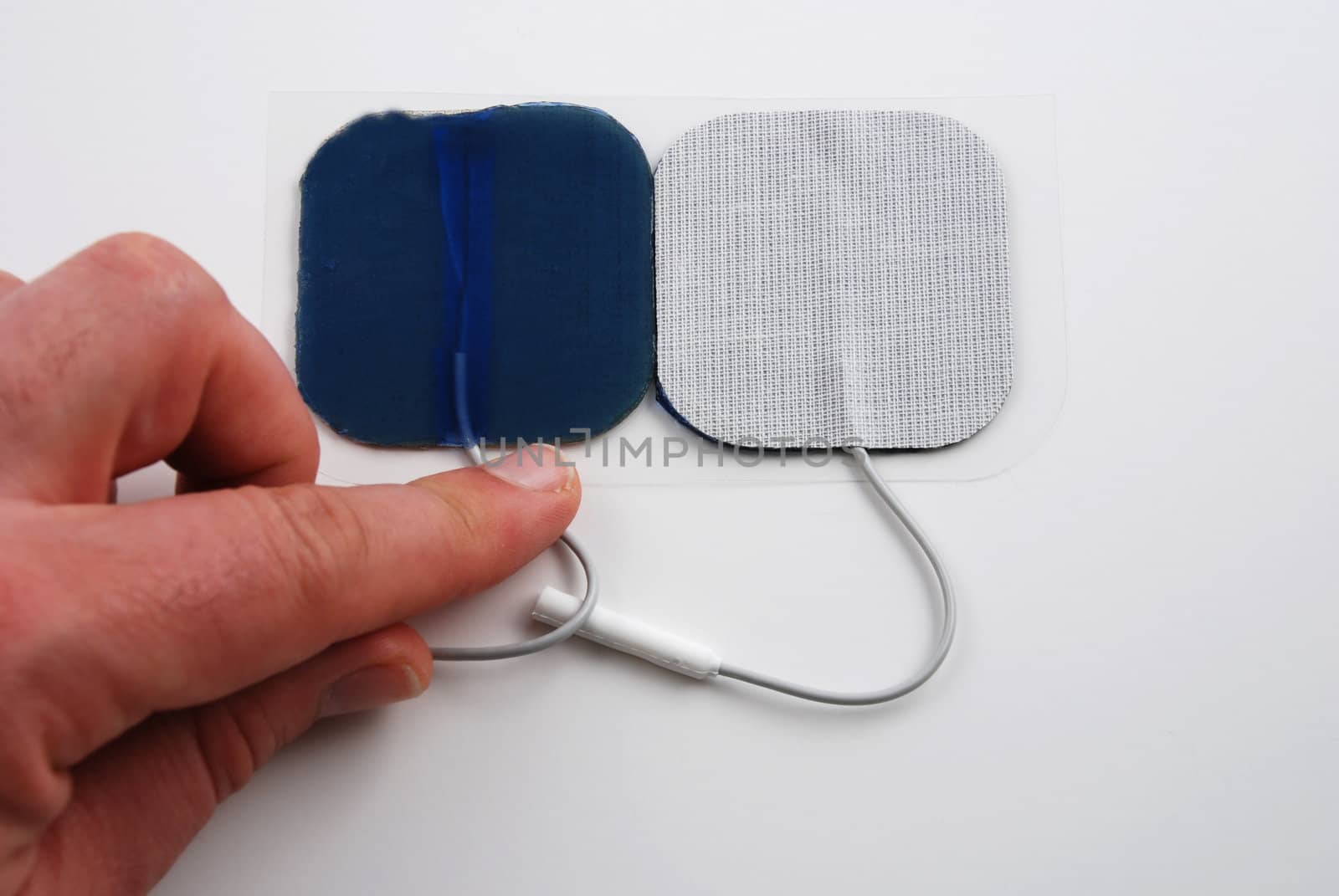 Stock pictures of electrodes used in a variety of medical equipment