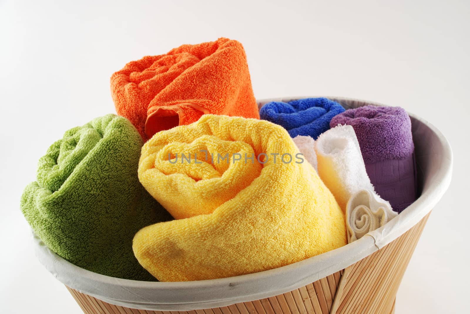 Stock pictures of bath towels and wash clothes