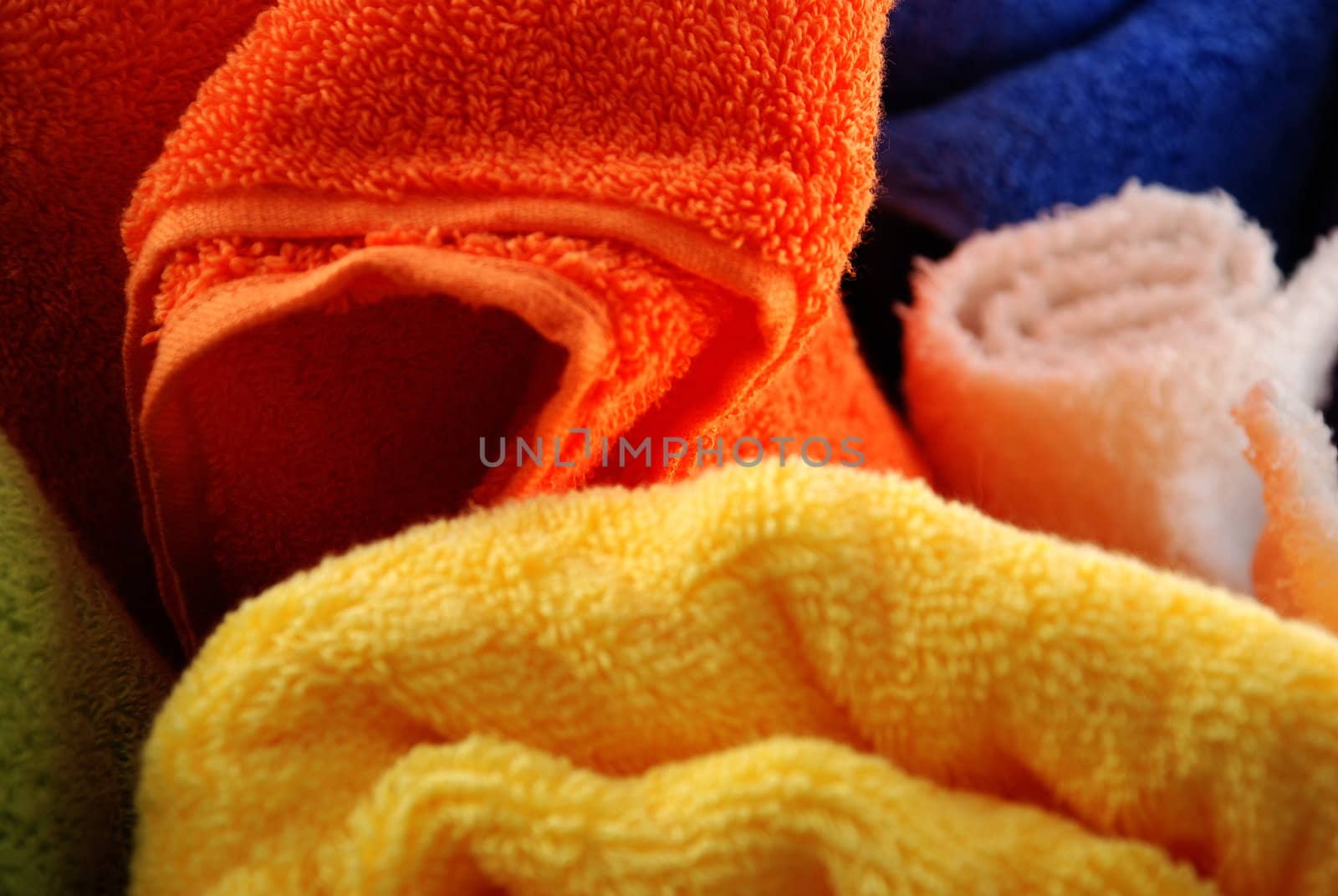 Stock pictures of bath towels and wash clothes