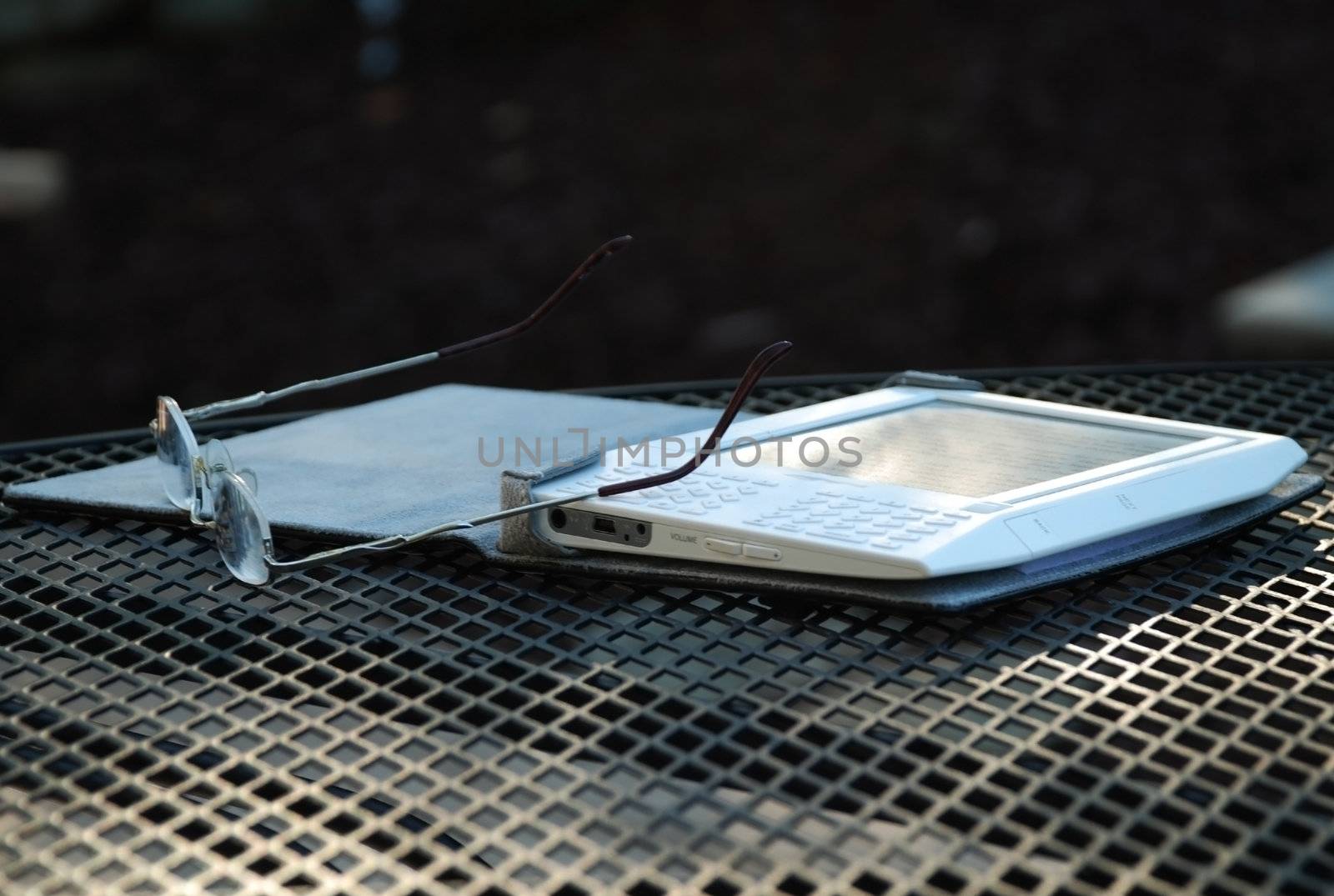 stock pictures of a new reader for electronic books