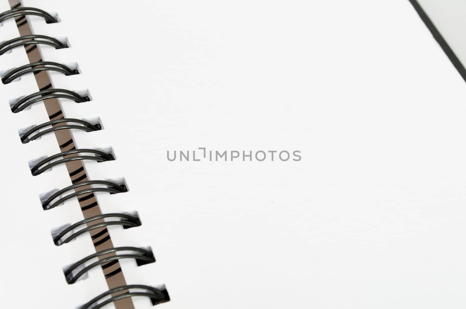 Close up of Open Diary - Personal Organizer - Shallow Depth of Field