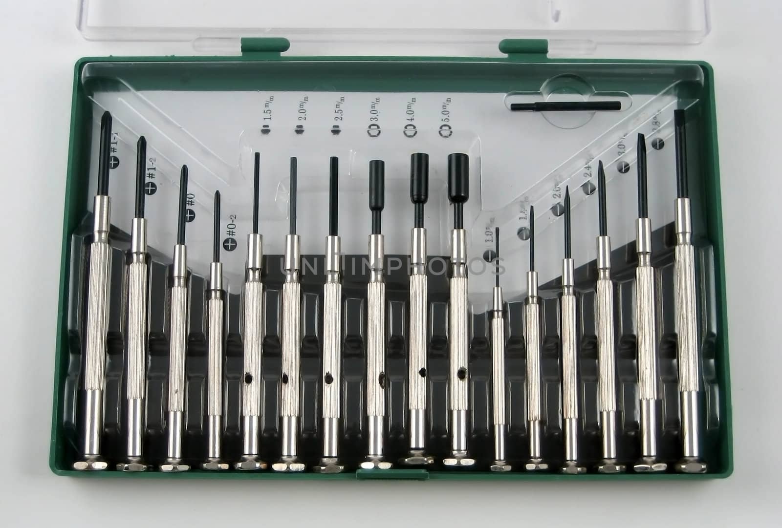 Pictures of small screwdrivers used for precision work