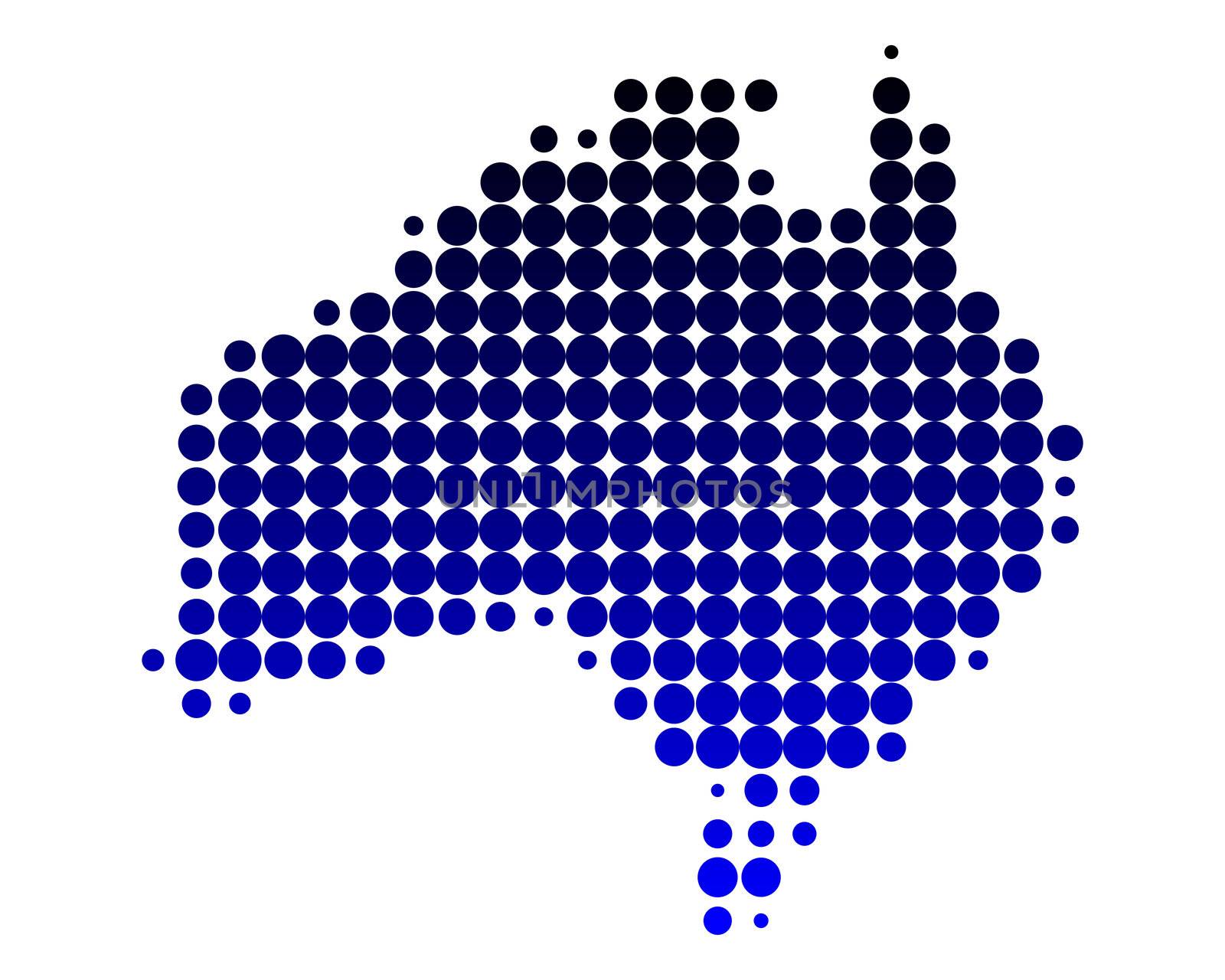 Map of Australia by rbiedermann