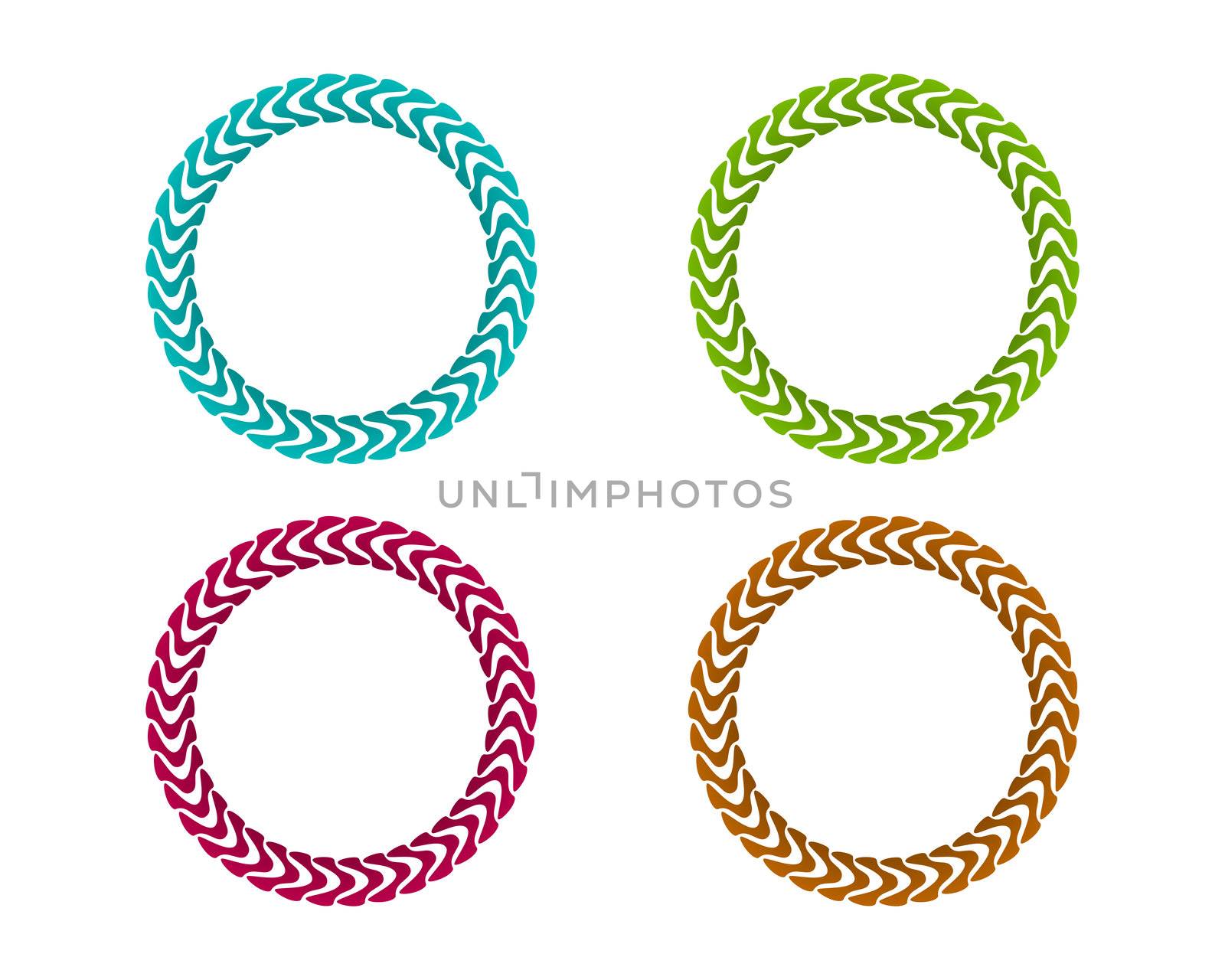 Colored wreaths by rbiedermann