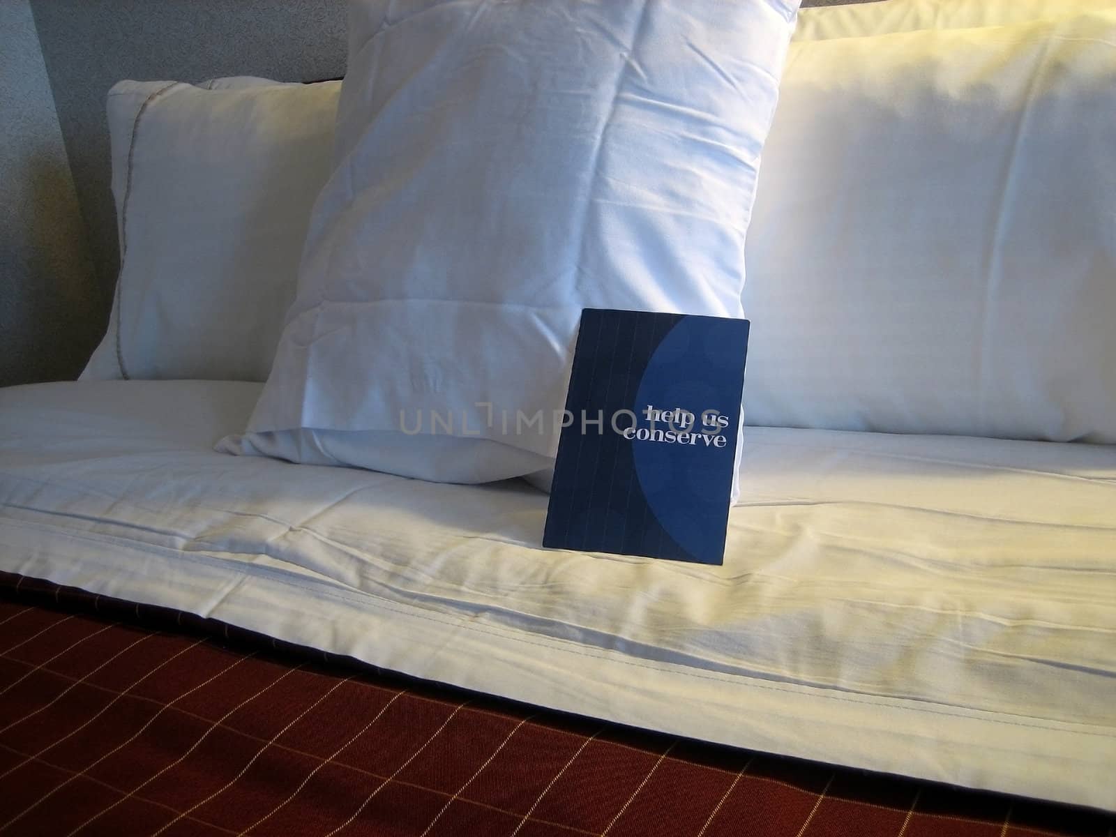 pillows in hotel room