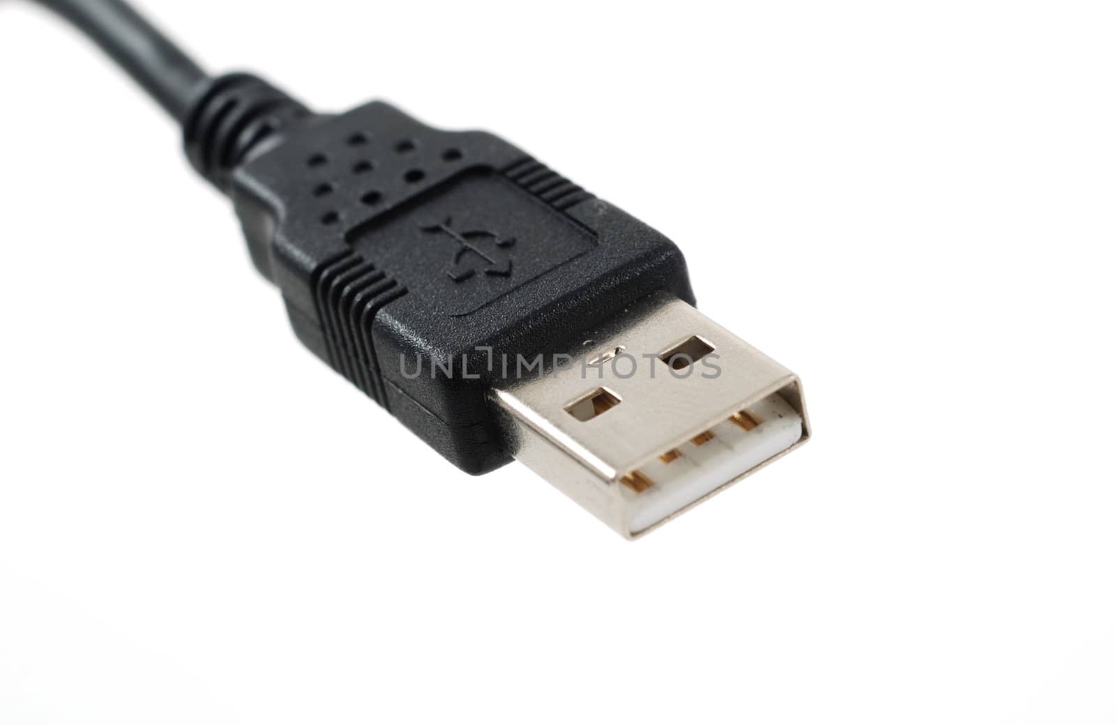 stock pictures of an USB cable and connector